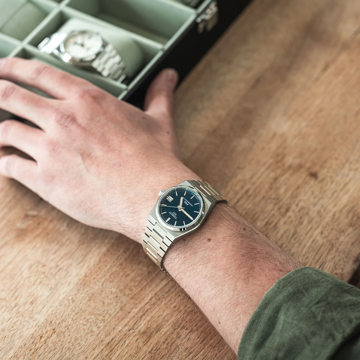 TISSOT PRX POWERMATIC 80 BLUE 35MM T137.207.11.041.00