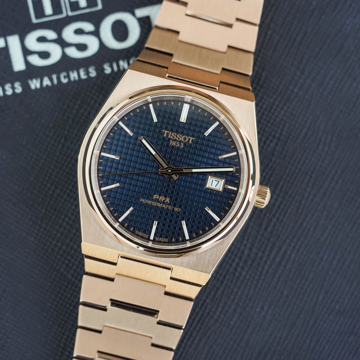 TISSOT PRX POWERMATIC 80 ROSE GOLD 40MM T137.407.33.041.00