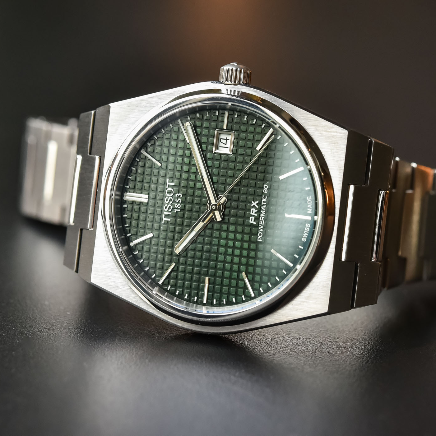 TISSOT PRX POWERMATIC 80 GREEN 40MM  PRX T137.407.11.091.00