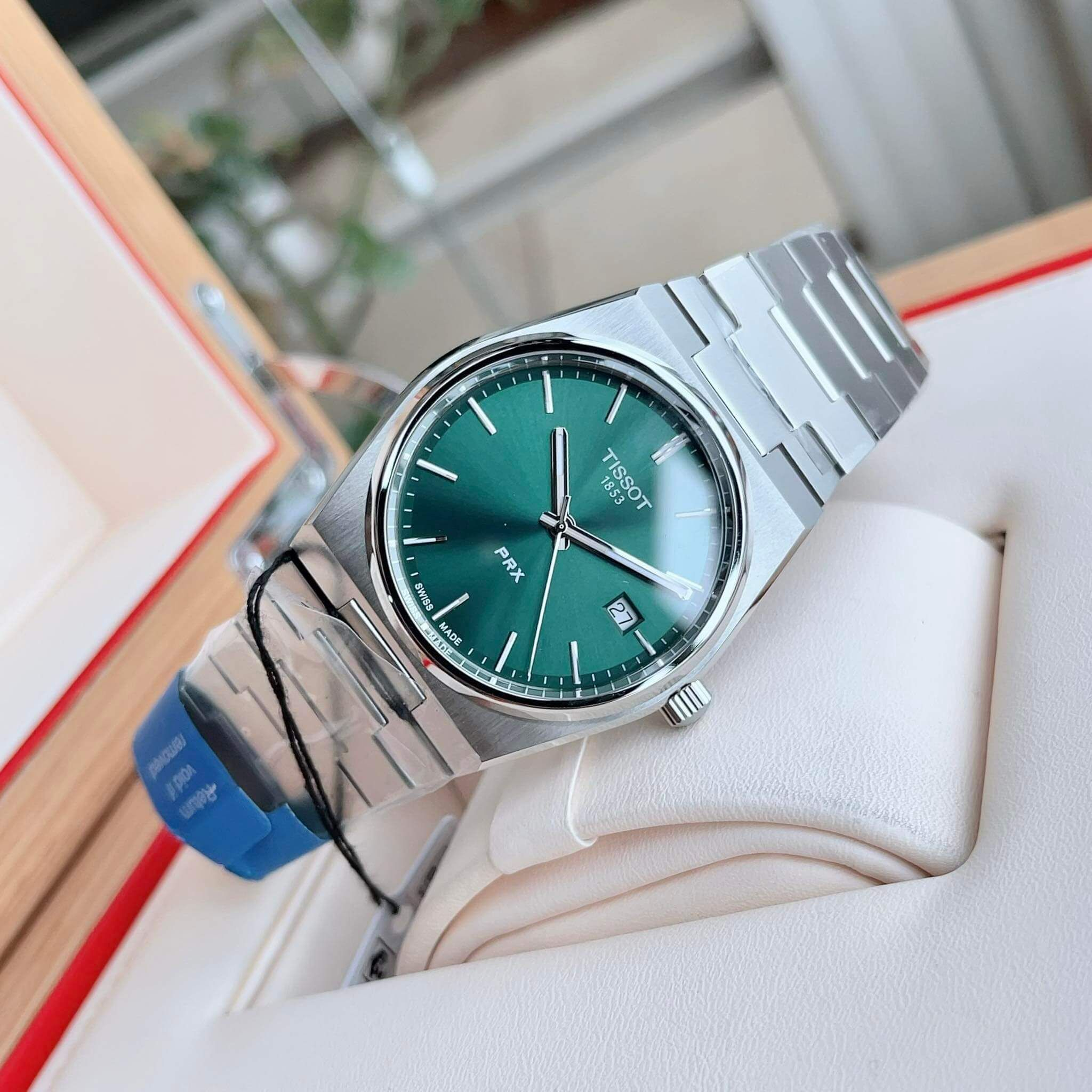 TISSOT PRX QUARTZ GREEN 40MM T137.410.11.091.00