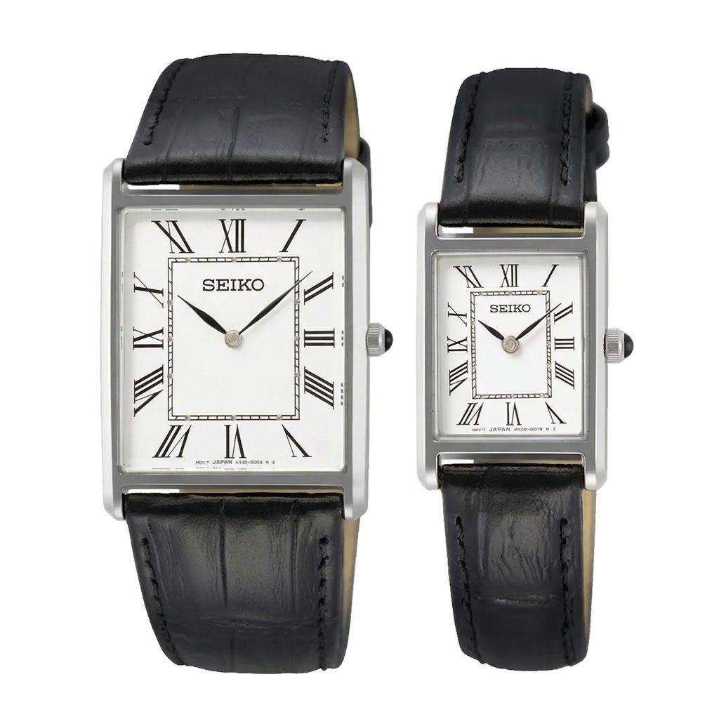 ĐỒNG HỒ ĐÔI SEIKO QUARTZ SWR049 & SWR053