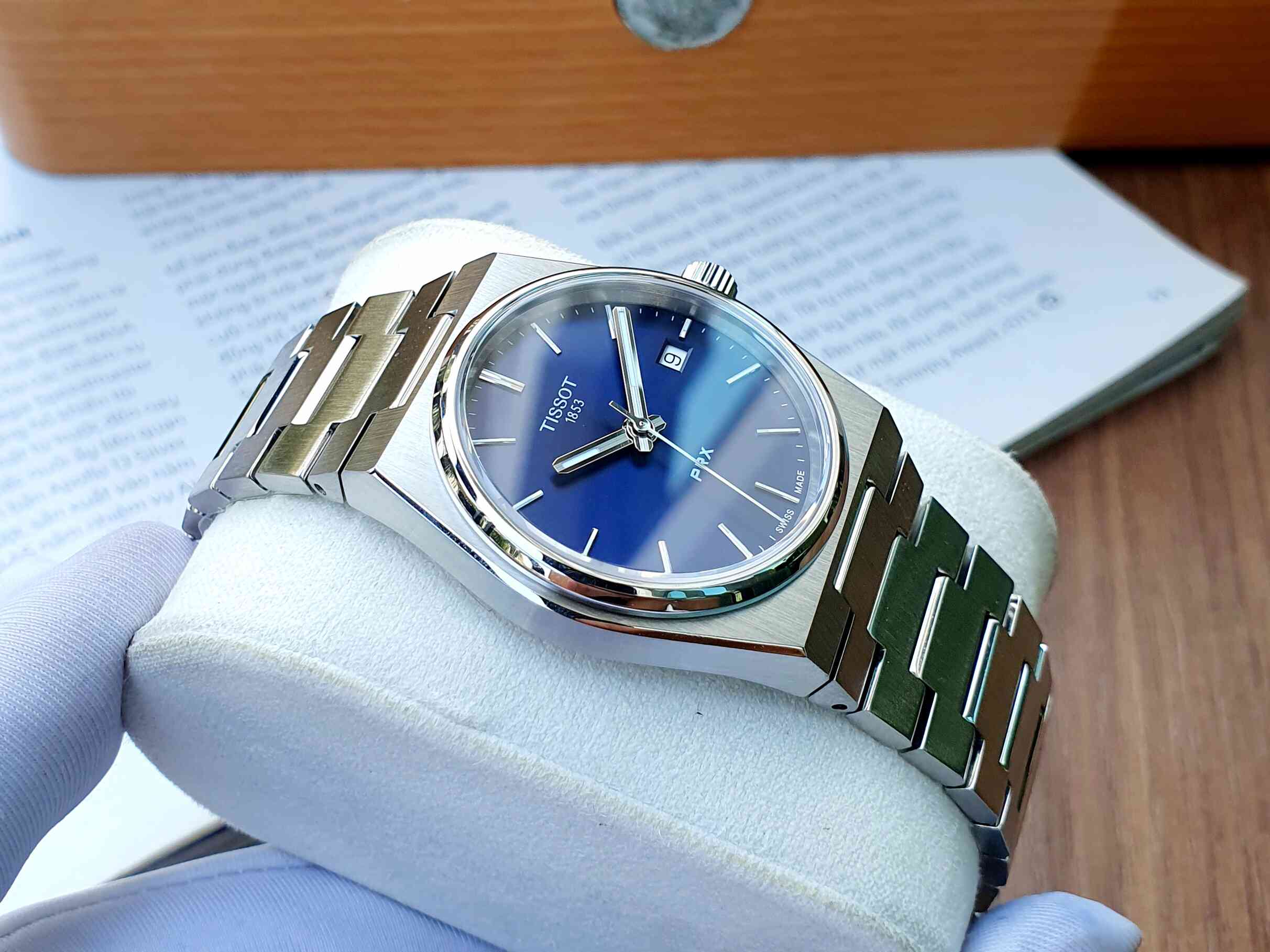 TISSOT PRX QUARTZ BLUE 35MM T137.210.11.041.00