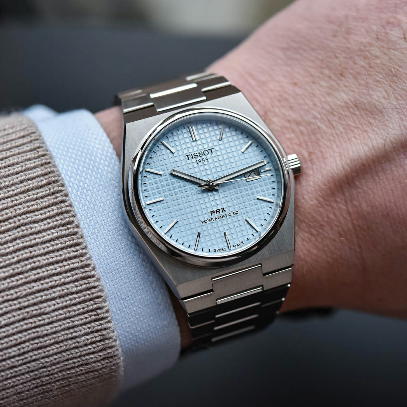 TISSOT PRX POWERMATIC 80 ICEBLUE 40MM PRX T137.407.11.351.00