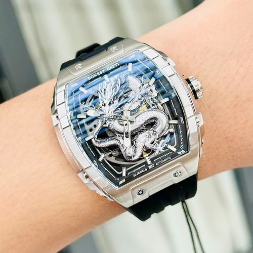 BONEST GATTI GHOST DRAGON STAR AUTOMATIC SILVER BG5606-A1