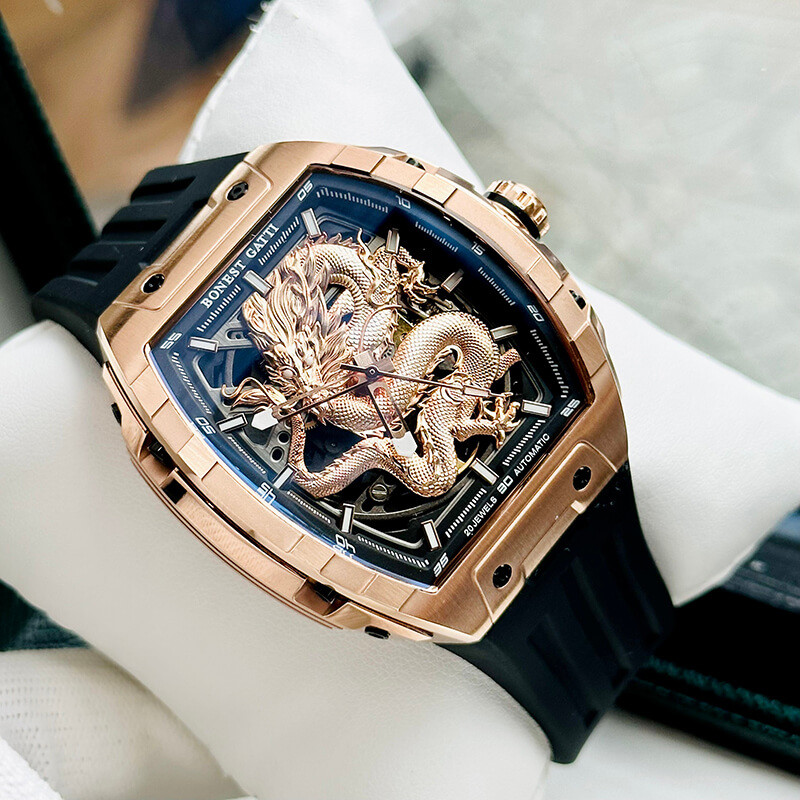 BONEST GATTI GHOST DRAGON STAR AUTOMATIC GOLD BG5606-A2