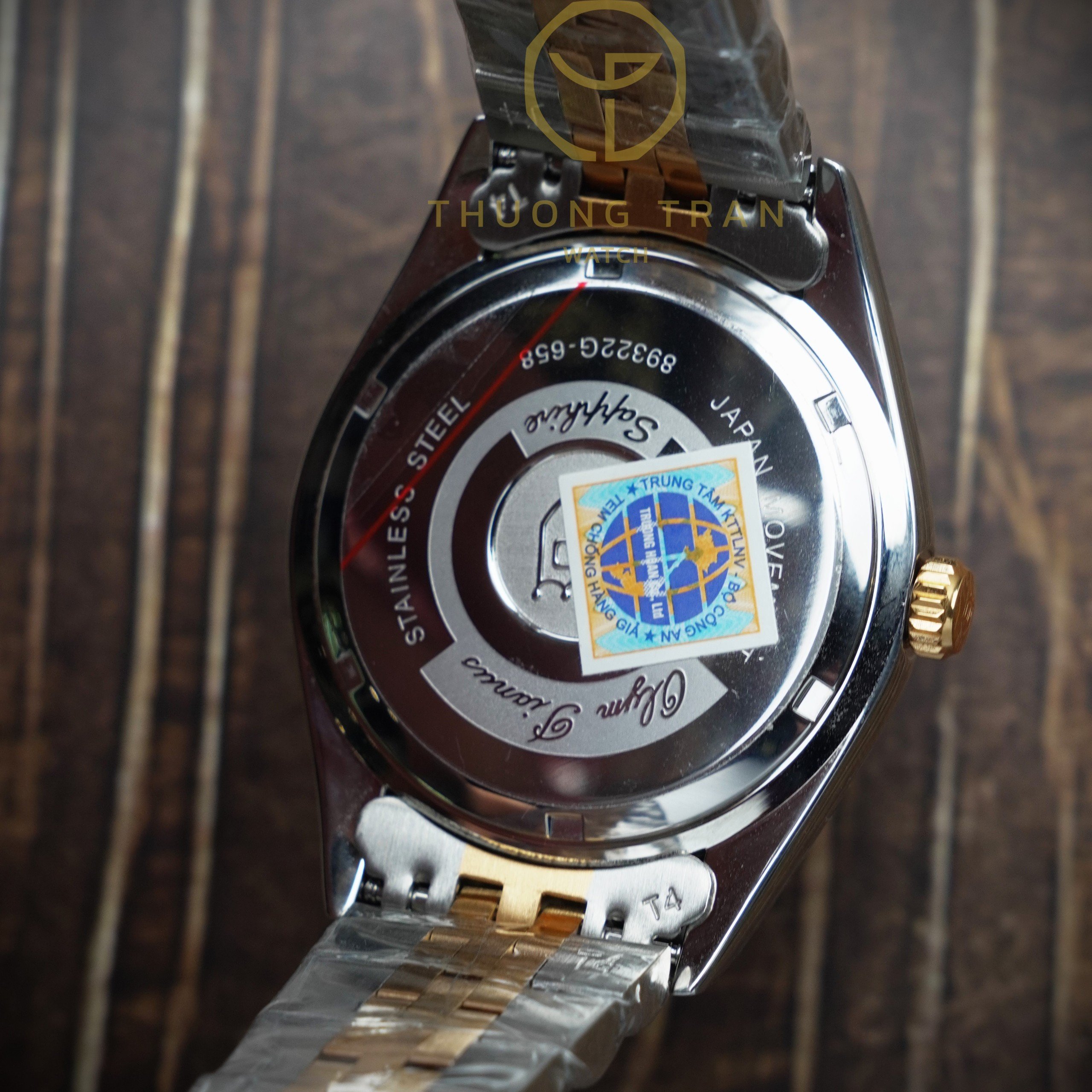 OLYM PIANUS SPORTMASTER CHOCOLATE QUARTZ OP89322GSR-N
