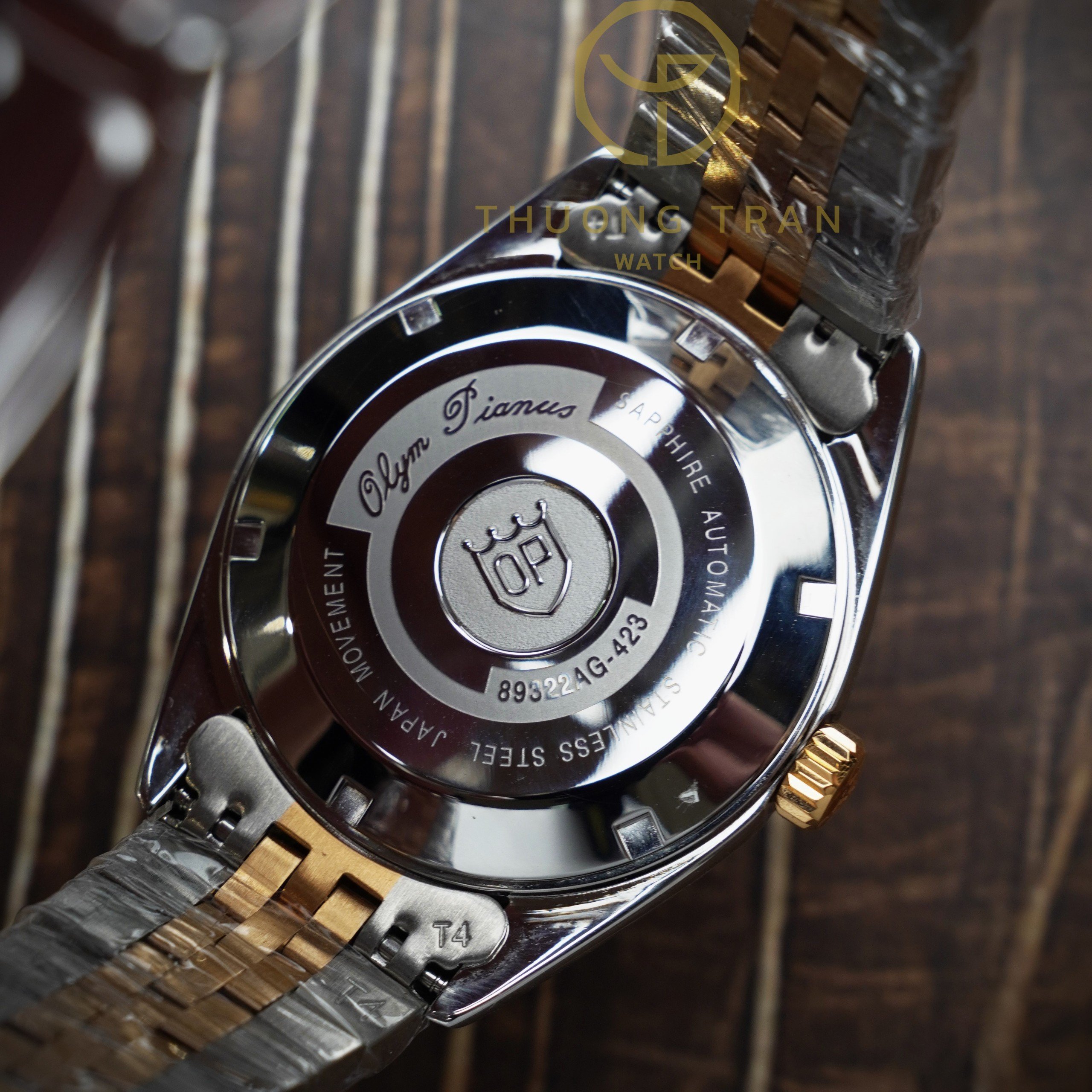 OLYM PIANUS SPORTMASTER AUTOMATIC CHOCOLATE OP89322AGSR-N