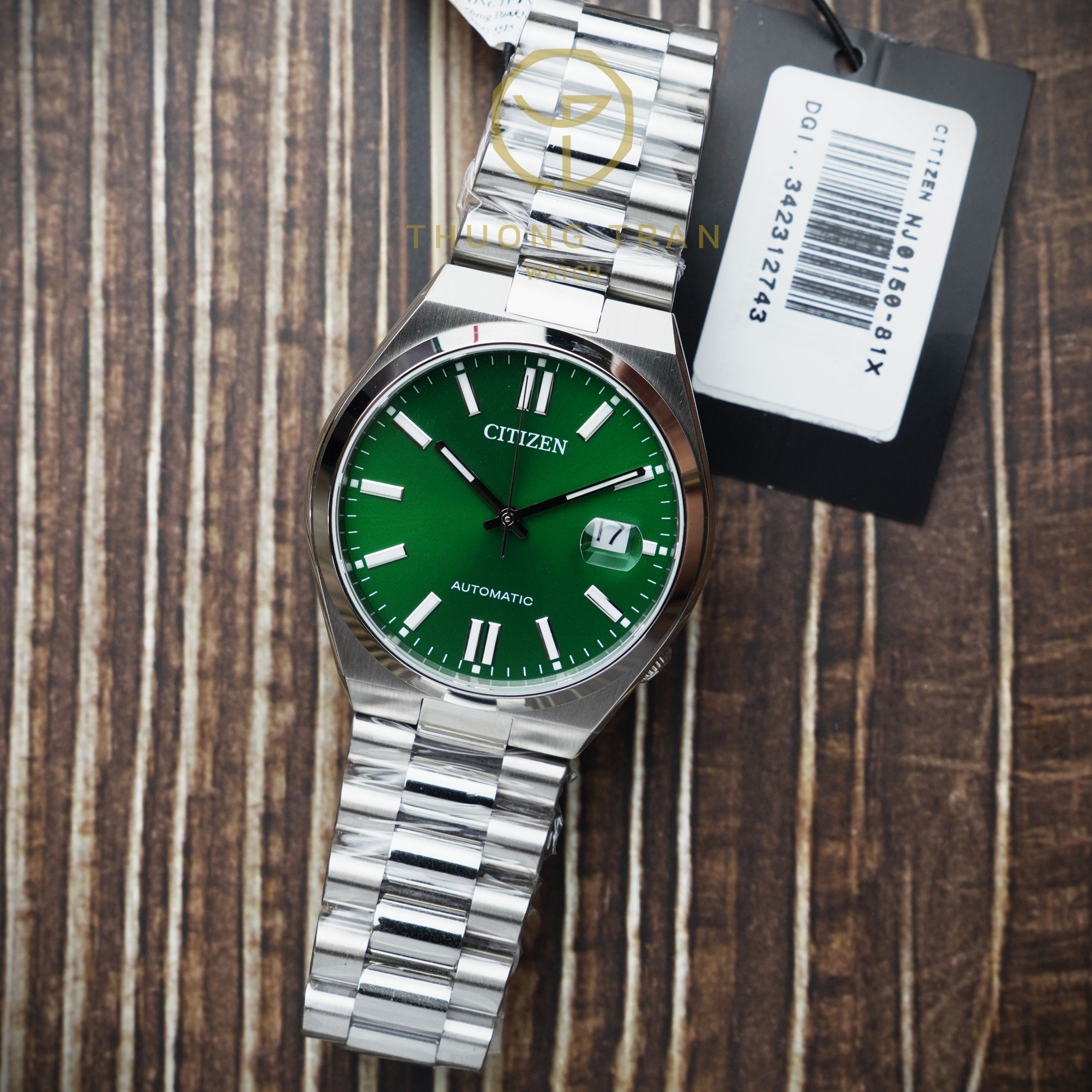 CITIZEN TSUYOSA AUTOMATIC GREEN NJ0150-81X