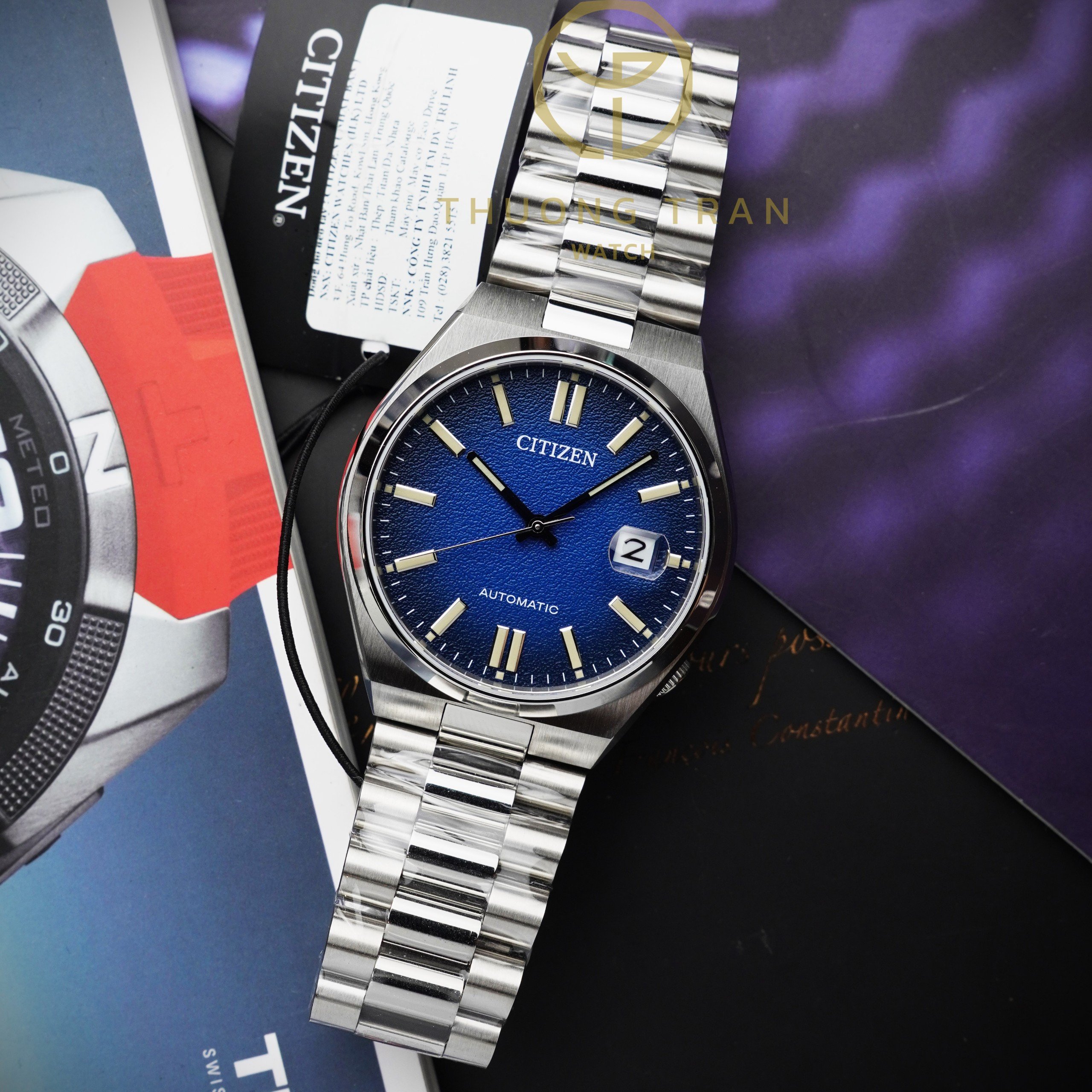 CITIZEN TSUYOSA AUTOMATIC BLUE NJ0151-88L