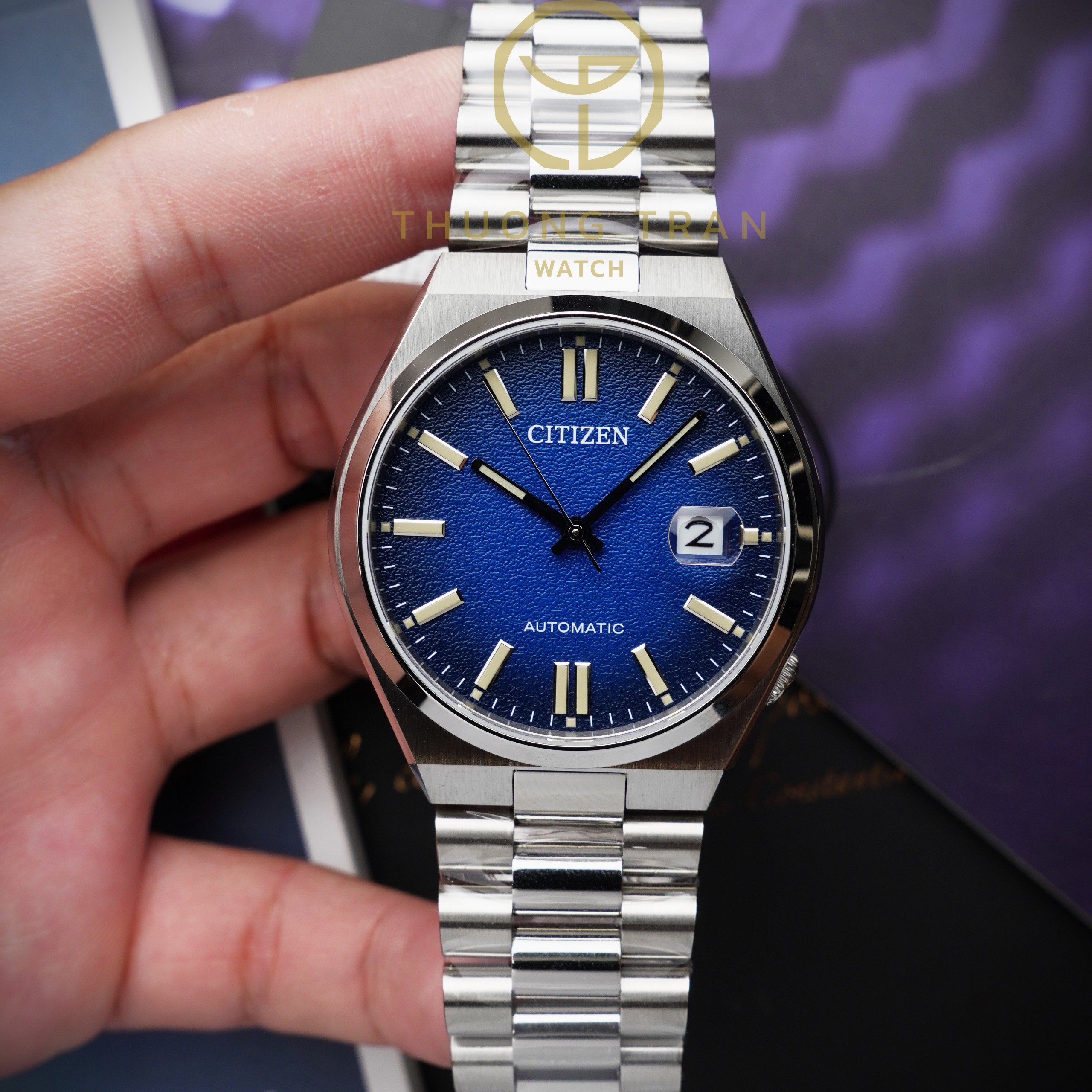 CITIZEN TSUYOSA AUTOMATIC BLUE NJ0151-88L