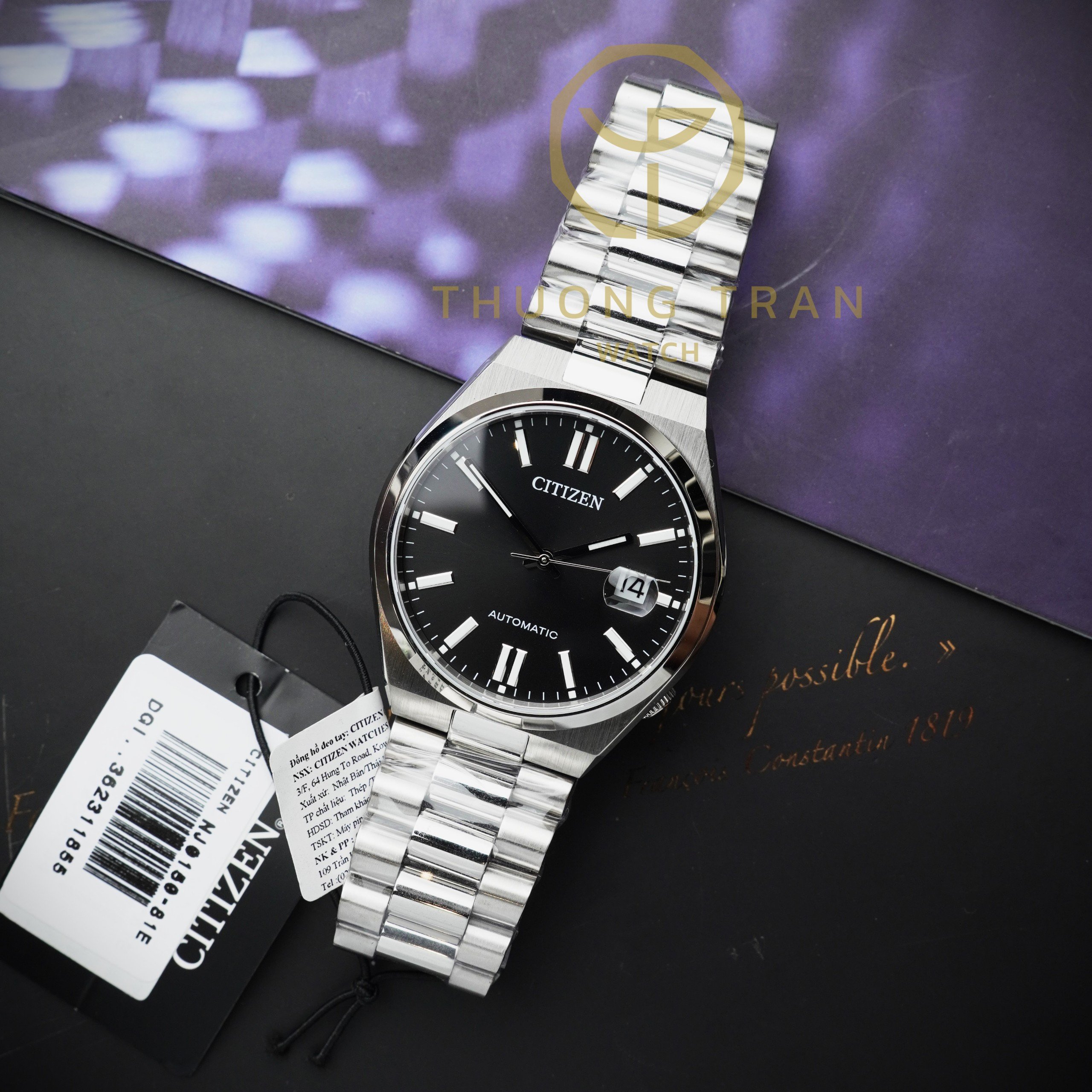 CITIZEN TSUYOSA AUTOMATIC BLACK NJ0150-81E