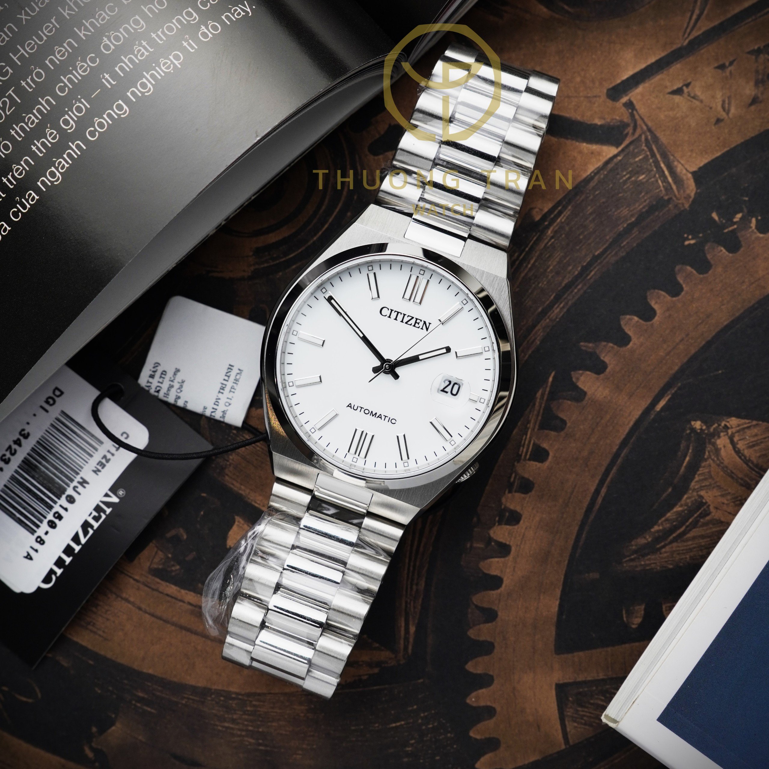 CITIZEN TSUYOSA AUTOMATIC WHITE NJ0150-81A