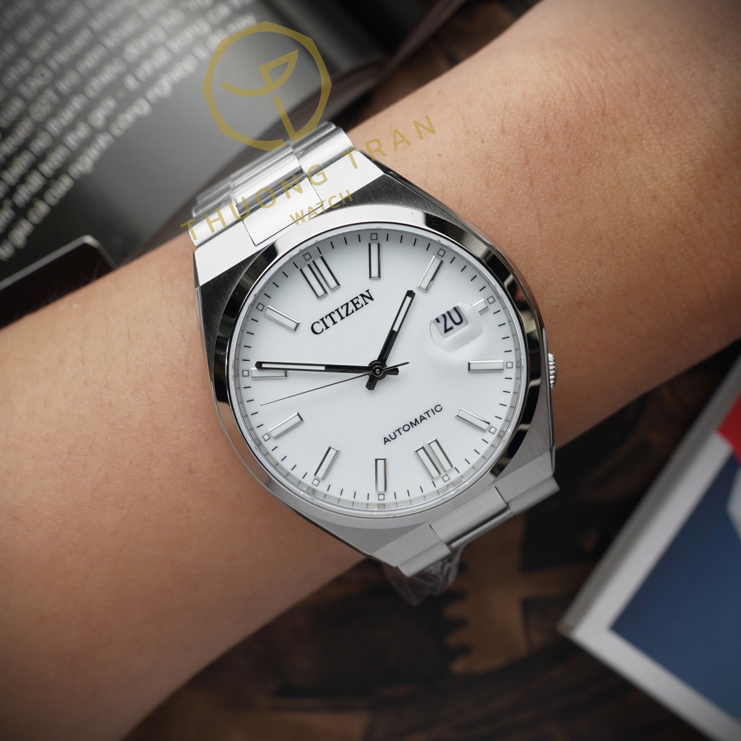 CITIZEN TSUYOSA AUTOMATIC WHITE NJ0150-81A