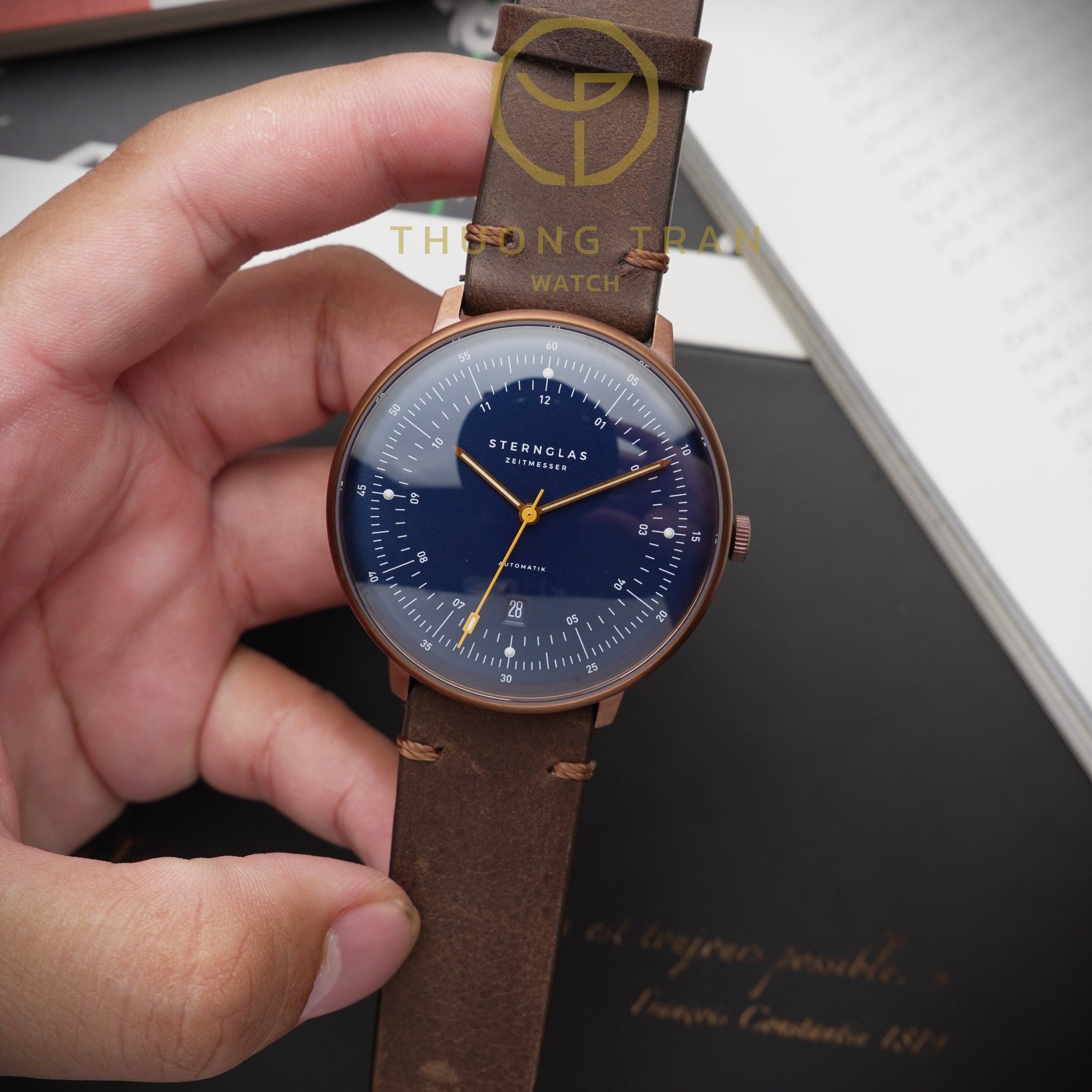STERNGLAS HAMBURG AUTOMATIK DARKBLUE BRONZE S02-HH27-VI17-42MM