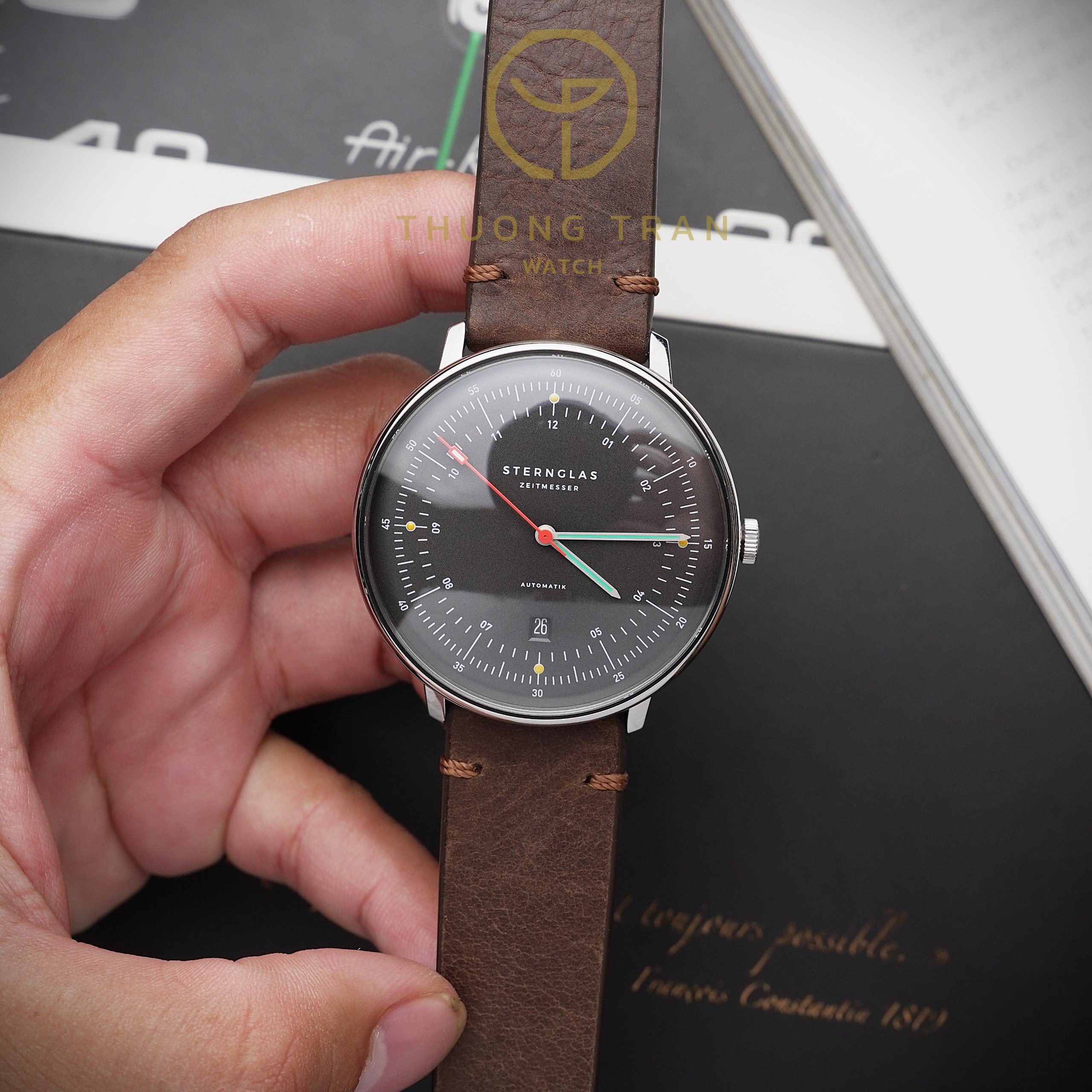 STERNGLAS HAMBURG EDITION NEUWERK VINTAGE MOCHA S02-HHN11-VI11 - 42MM