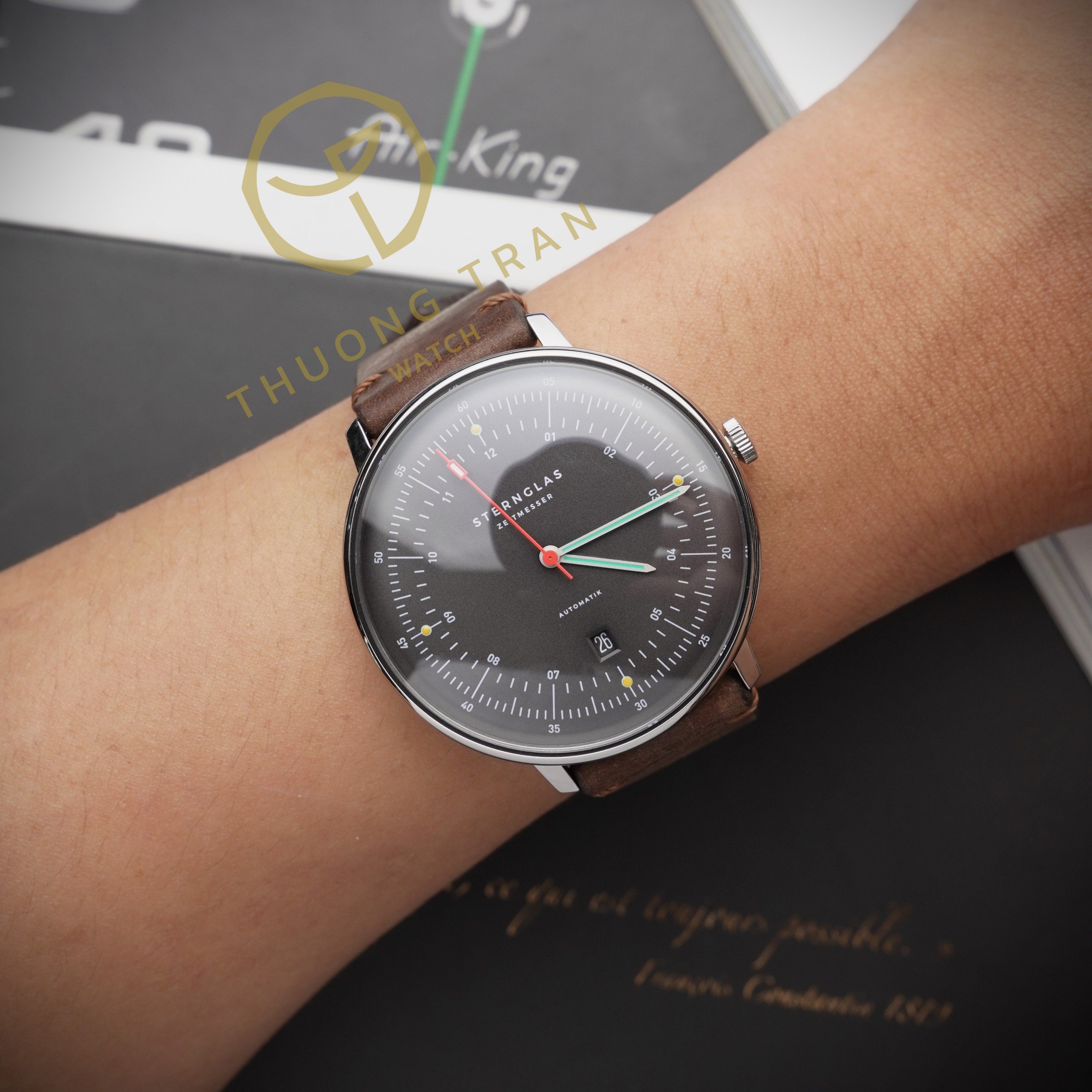 STERNGLAS HAMBURG EDITION NEUWERK VINTAGE MOCHA S02-HHN11-VI11 - 42MM