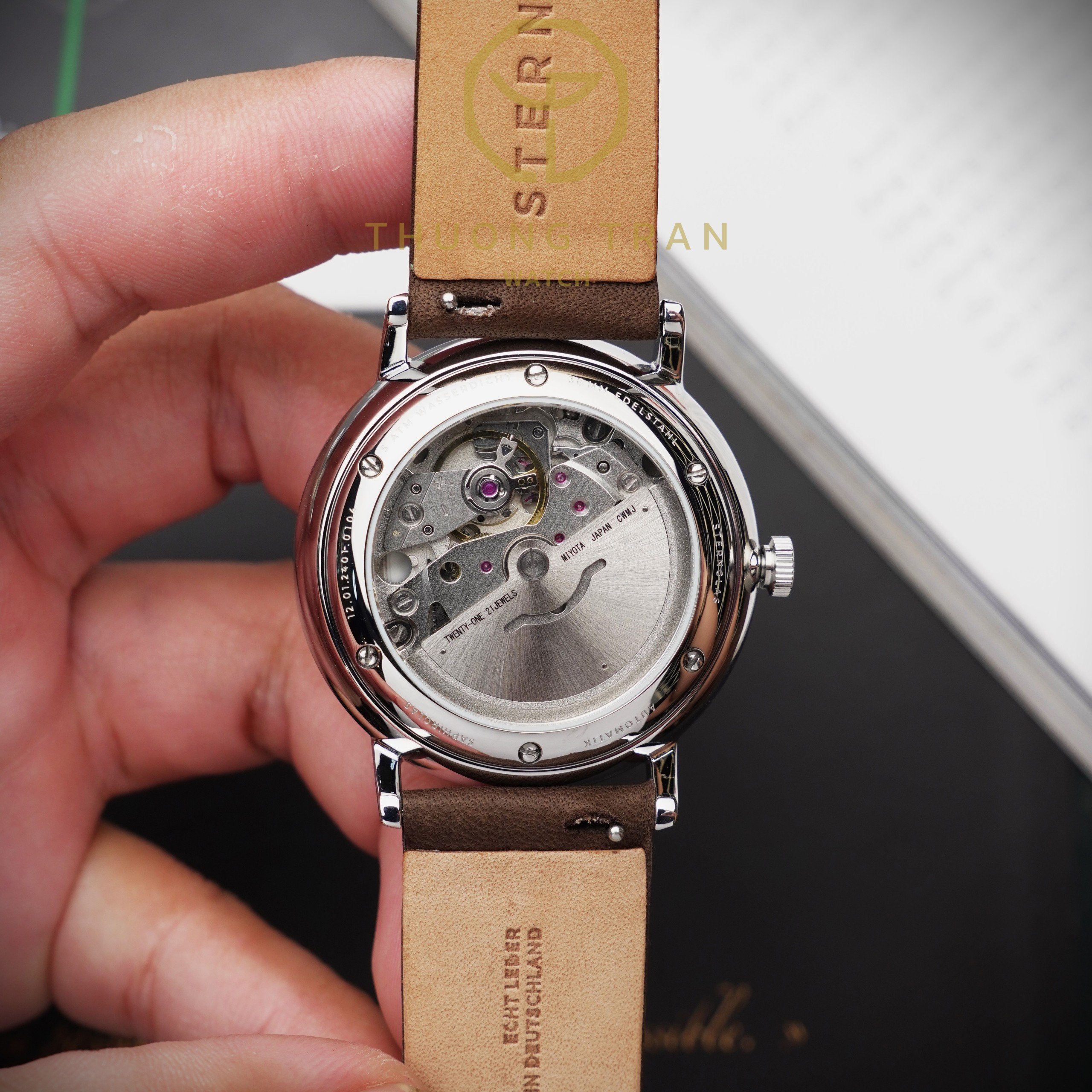 STERNGLAS NAOS AUTOMATIC WHITE S02-NA01-PR04 - 38MM
