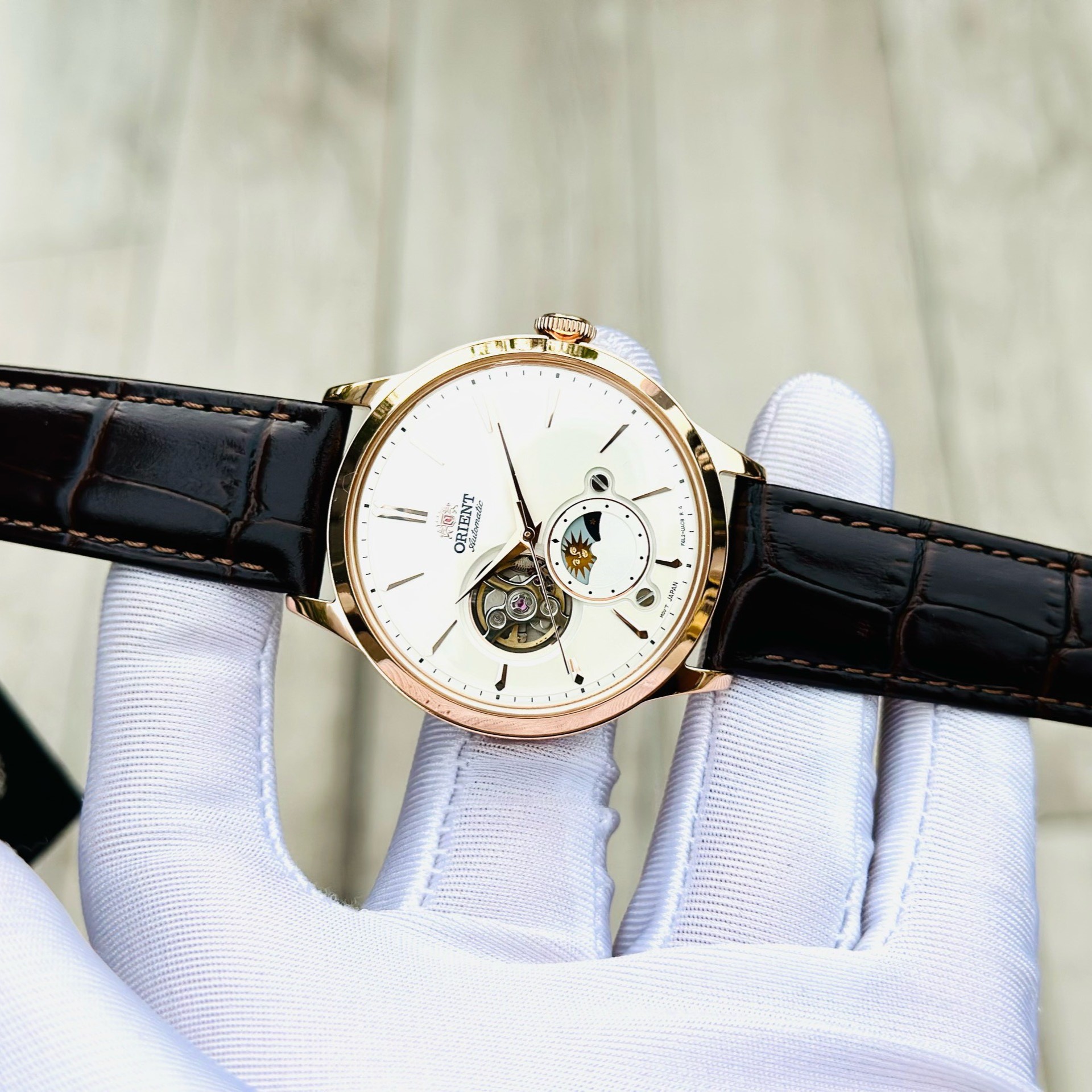 ORIENT SUN AND MOON OPEN HEART RA-AS0102S10B