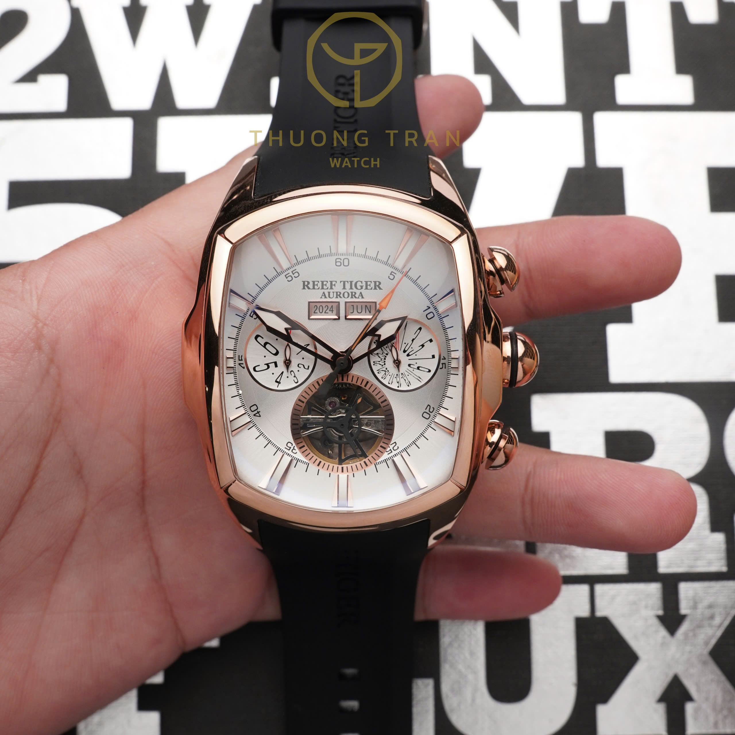 REEF TIGER AURORA TANK AUTOMATIC WHITE RGA3069-PWB