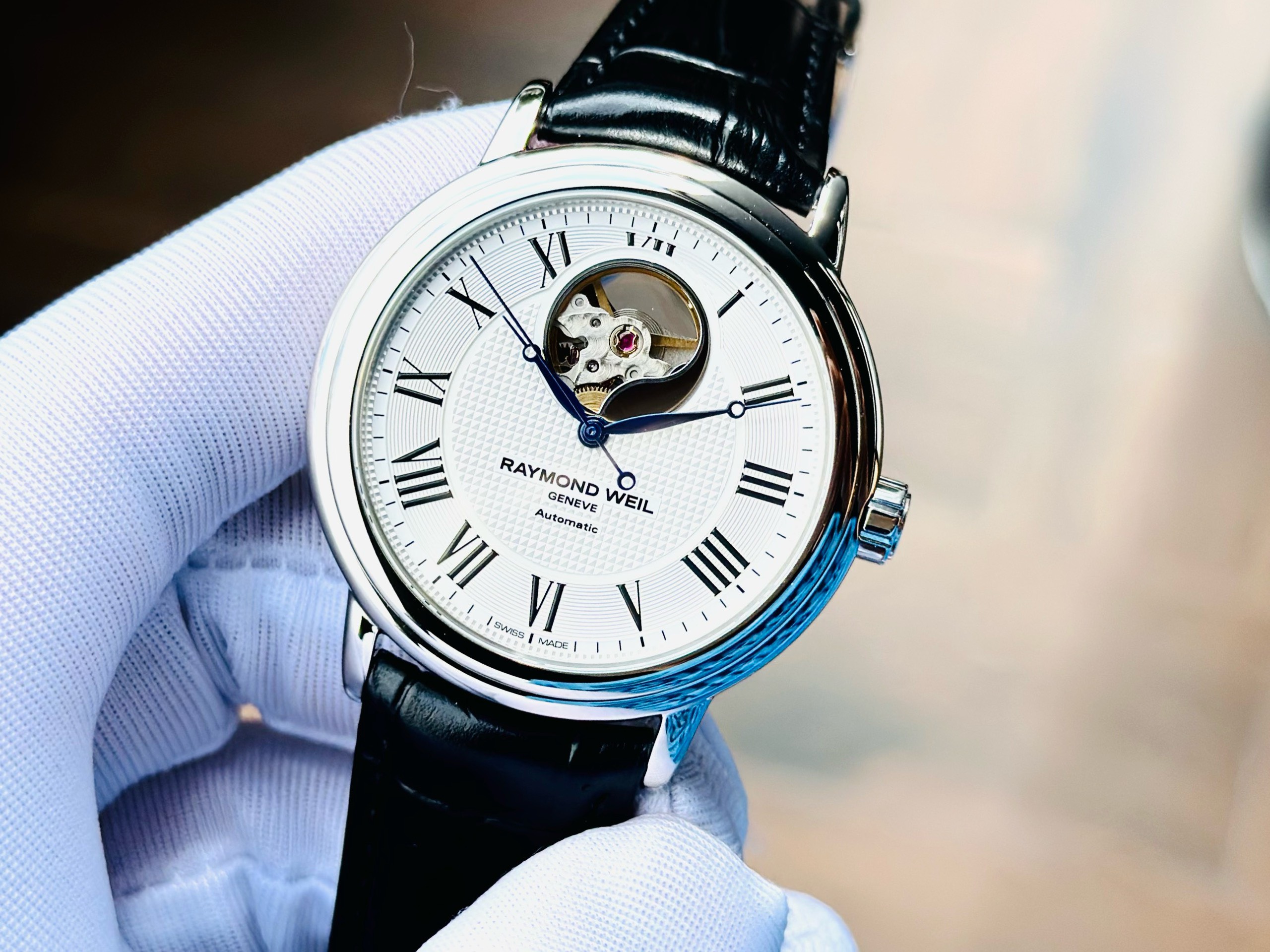 RAYMOND WEIL MAESTRO OPEN HEART 2827-STC-00659