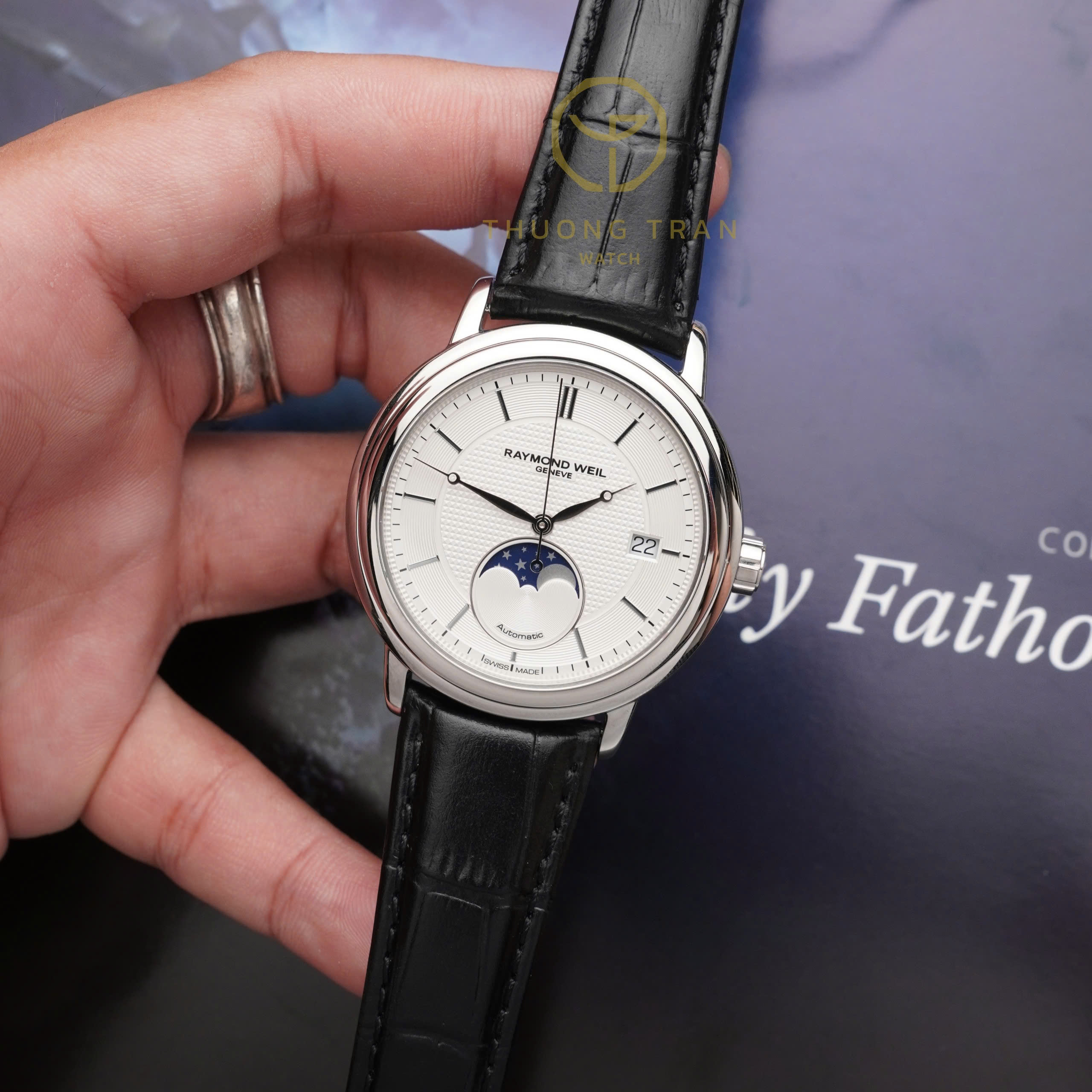 RAYMOND WEIL MAESTRO MOONPHASE 2879-STC-65001  ( 2879STC65001 )