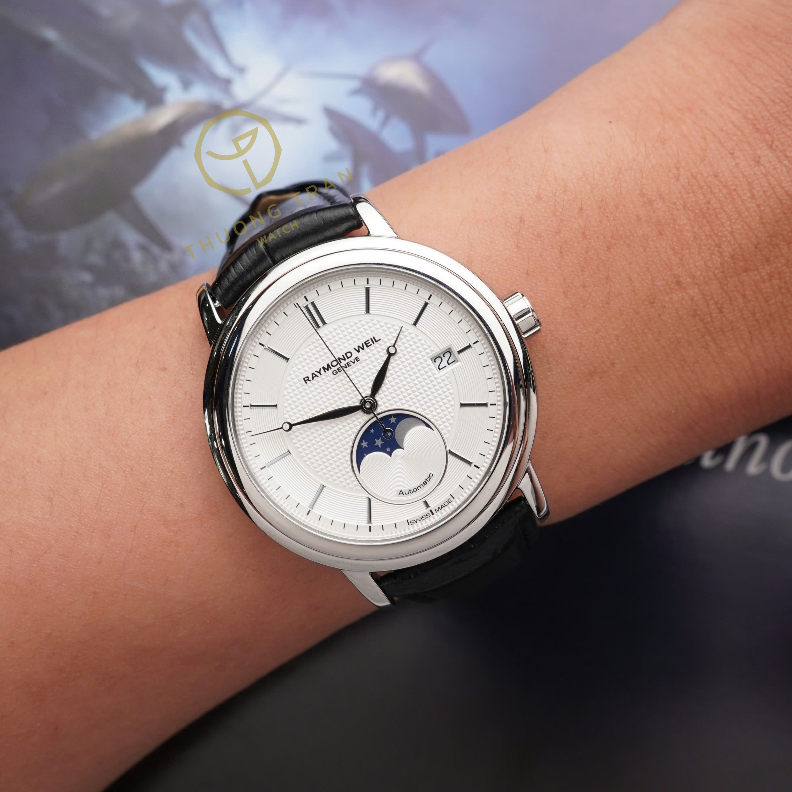 RAYMOND WEIL MAESTRO MOONPHASE 2879-STC-65001  ( 2879STC65001 )