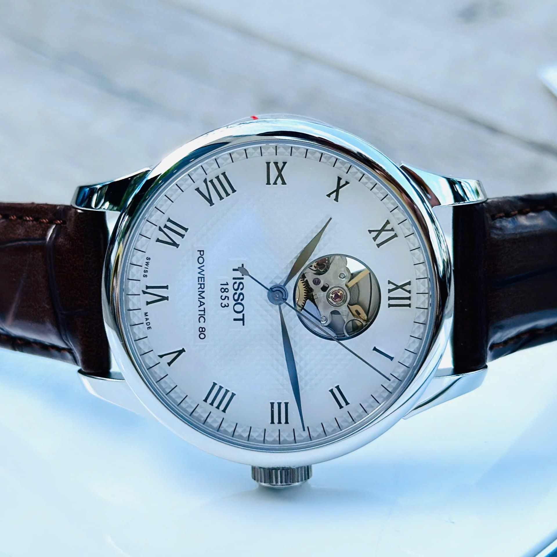 TISSOT LE LOCLE POWERMATIC 80 OPEN HEART T006.407.16.033.01