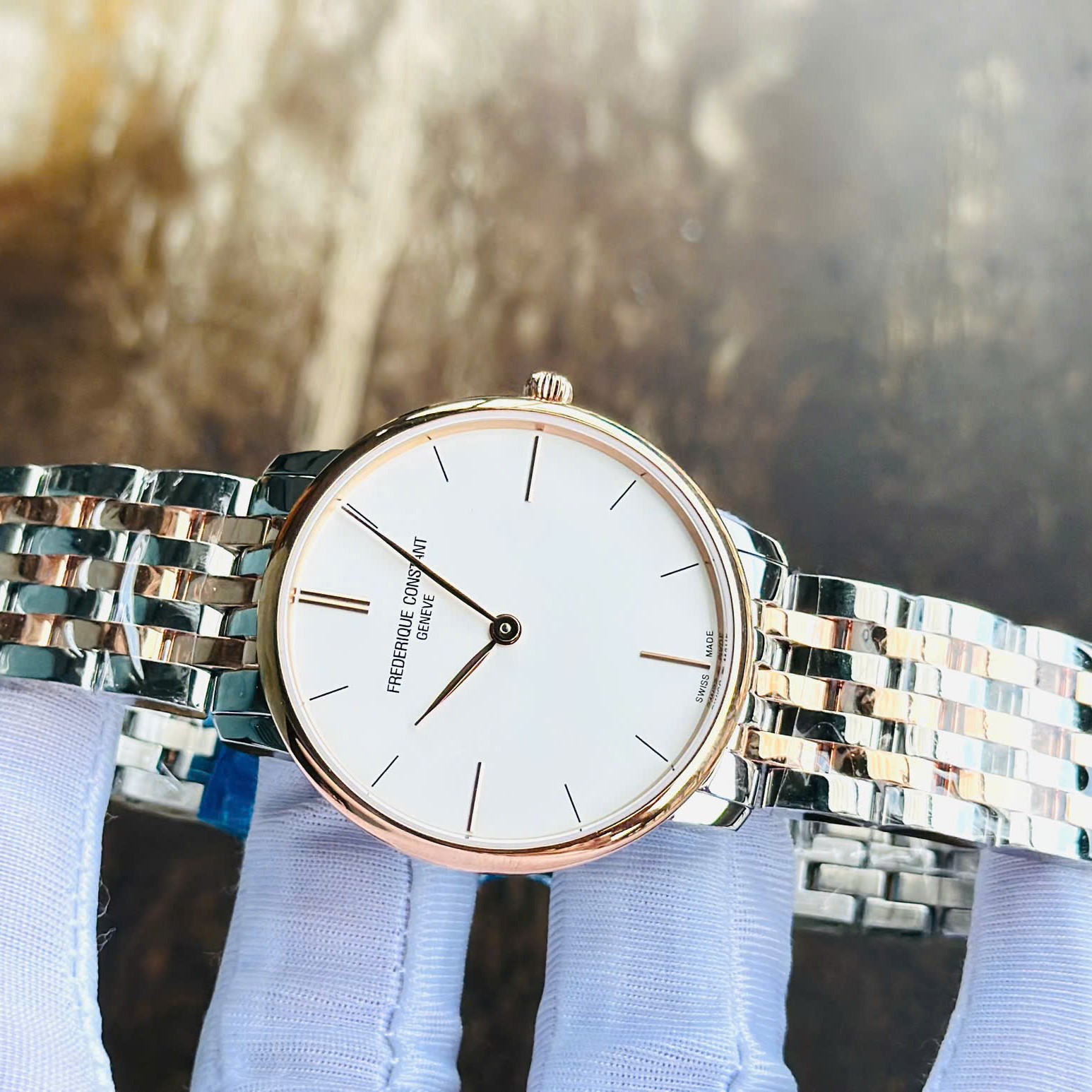 FREDERIQUE CONSTANT SLIMLINE DEMI ROSE FC-200V5S32B