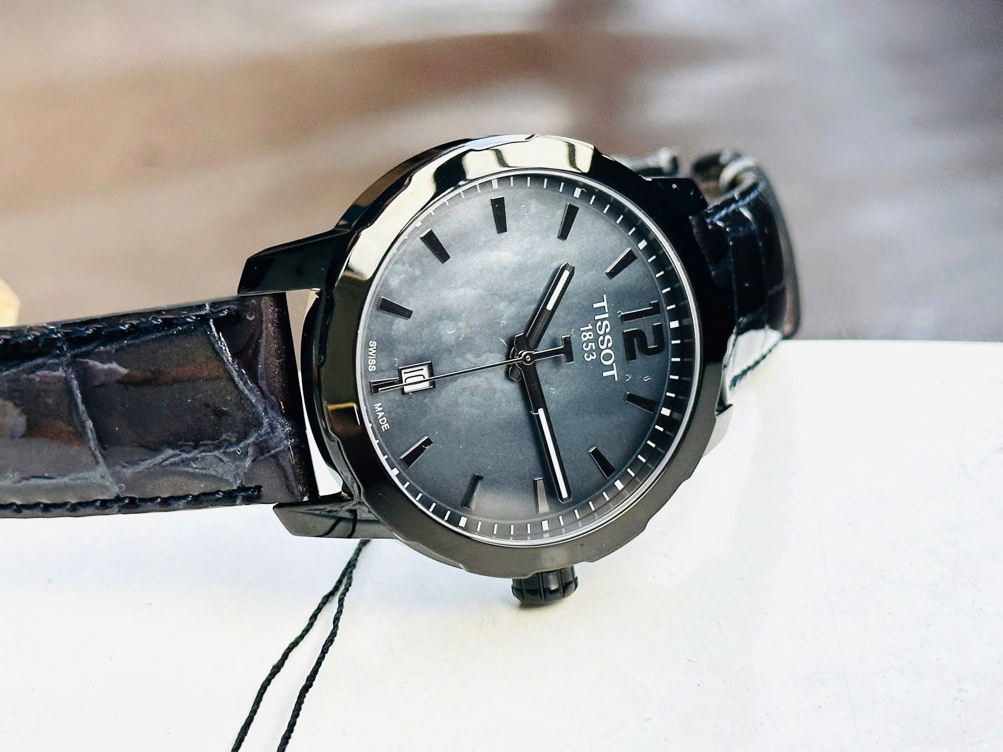 TISSOT BLACK MOP QUARTZ T095.410.36.127.00