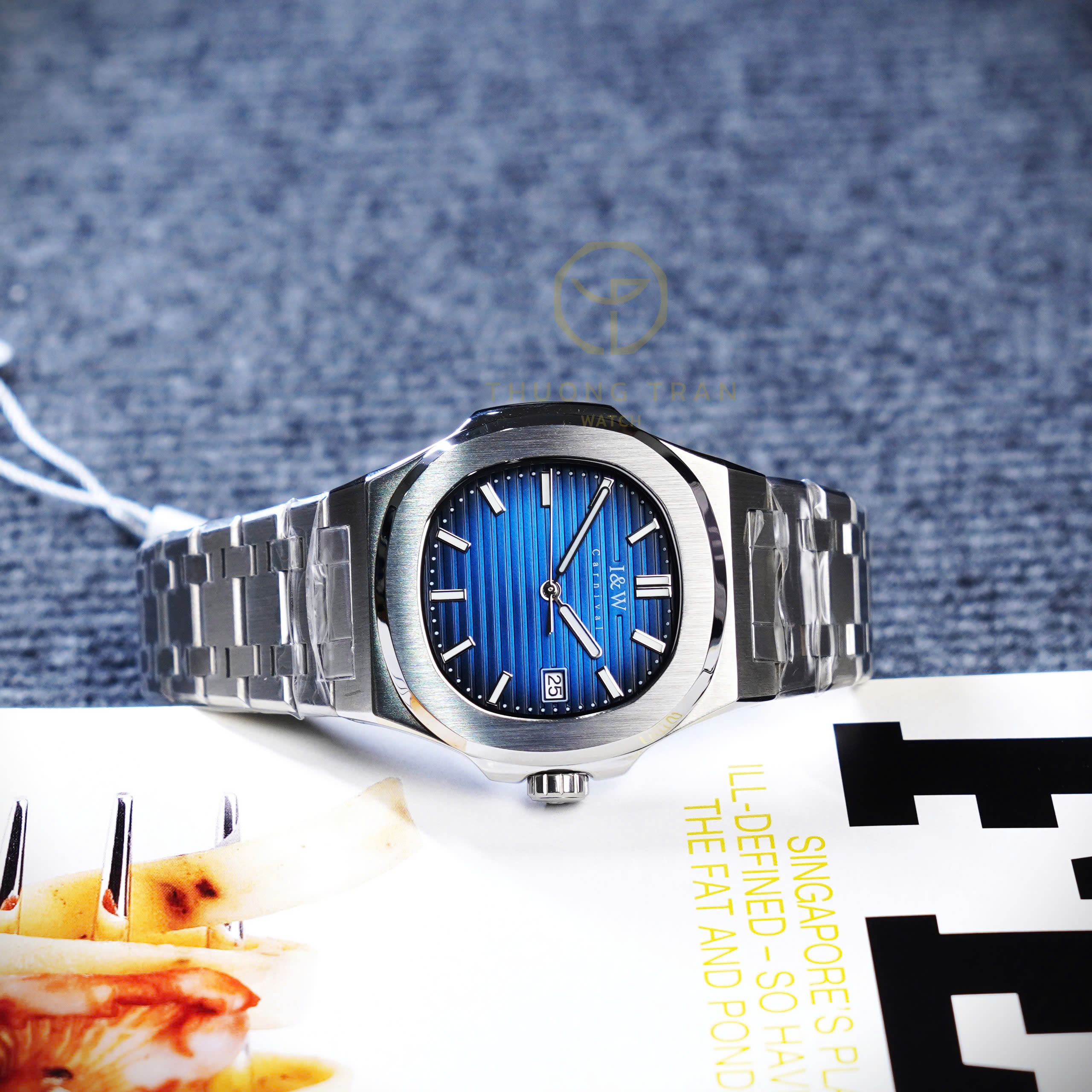 I&W CARNIVAL NAUTILUS AUTOMATIC BLUE IW721GT-DT