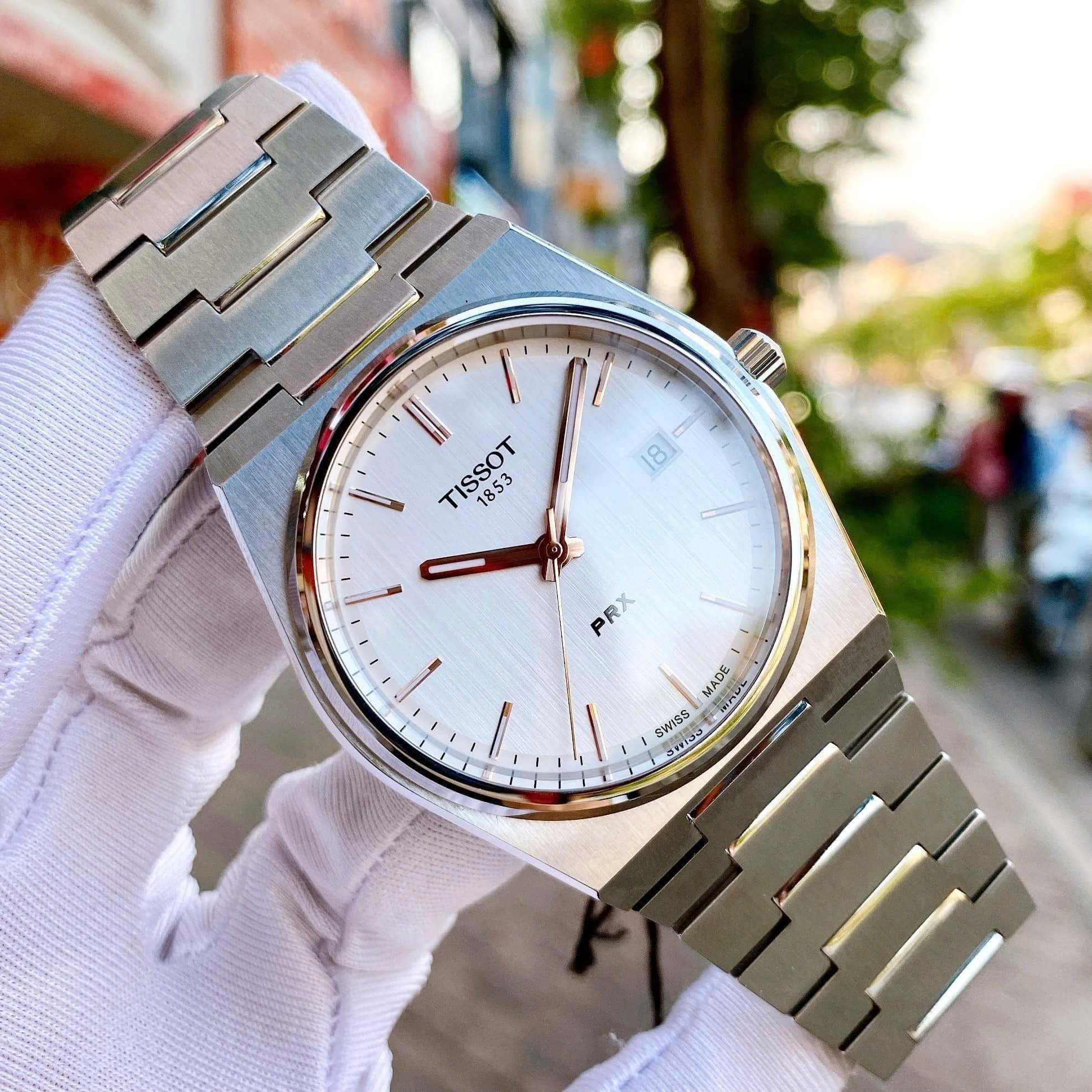 TISSOT PRX QUARTZ WHITE 40MM T137.410.11.031.00