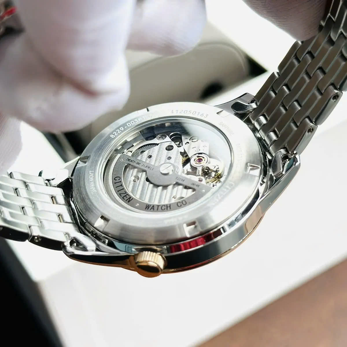 CITIZEN SUNSHINE AND LUNA OPEN HEART NH9136-88A