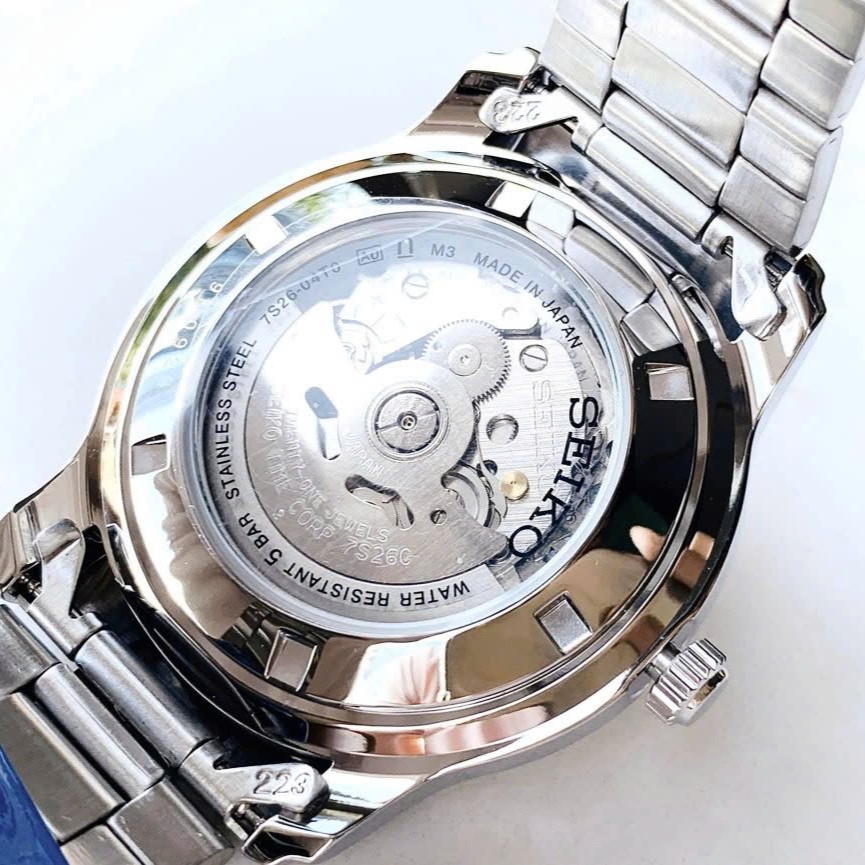 ĐỒNG HỒ NAM SEIKO 5 AUTOMATIC SNKP15J1  (SNKP15)