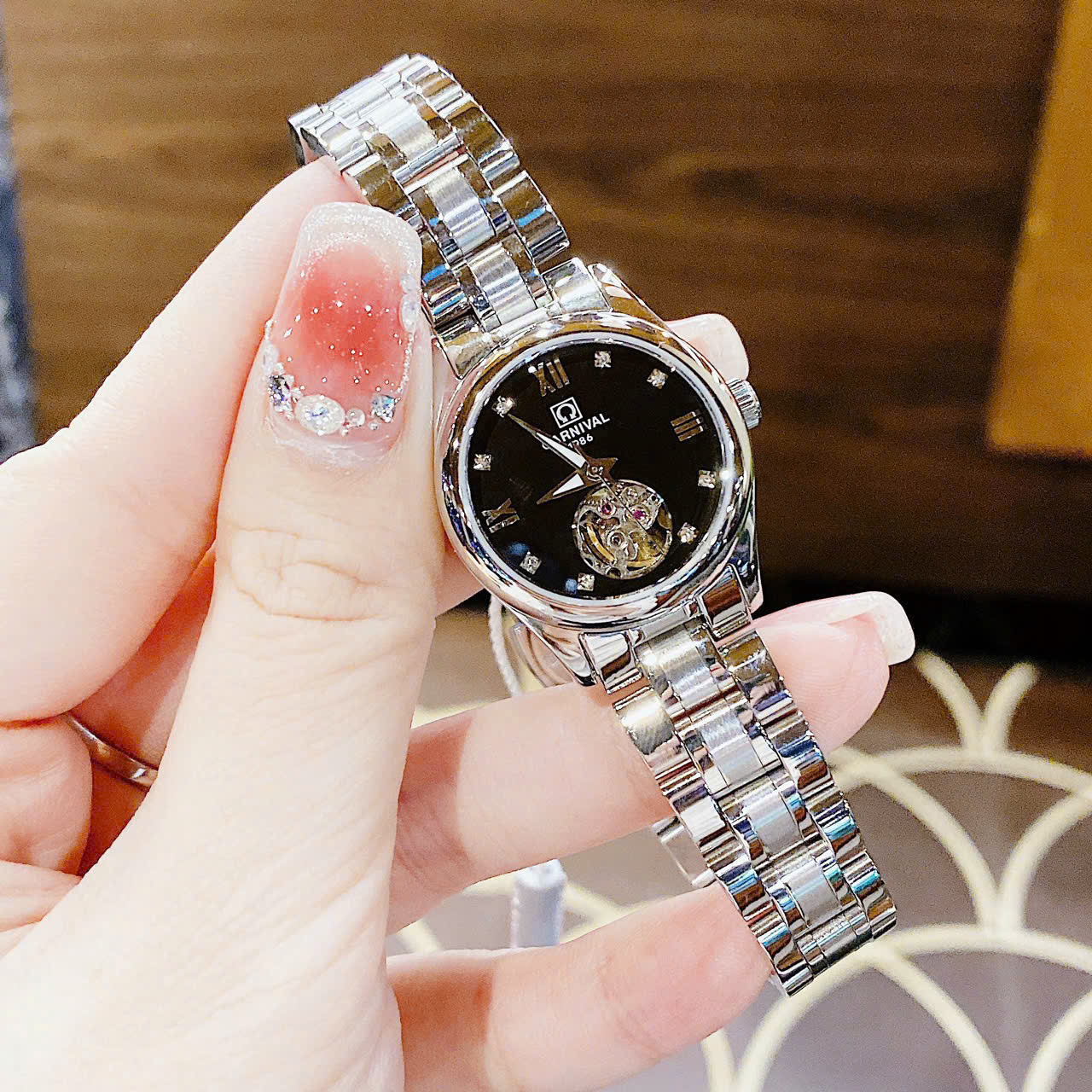 ĐỒNG HỒ NỮ CARNIVAL AUTOMATIC L78901.102.011