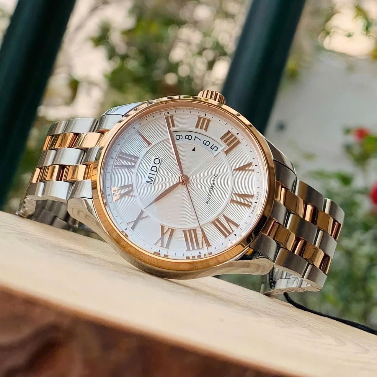 MIDO BELLUNA II AUTOMATIC DEMI ROSE GOLD M024.407.22.033.00 (M0244072203300)