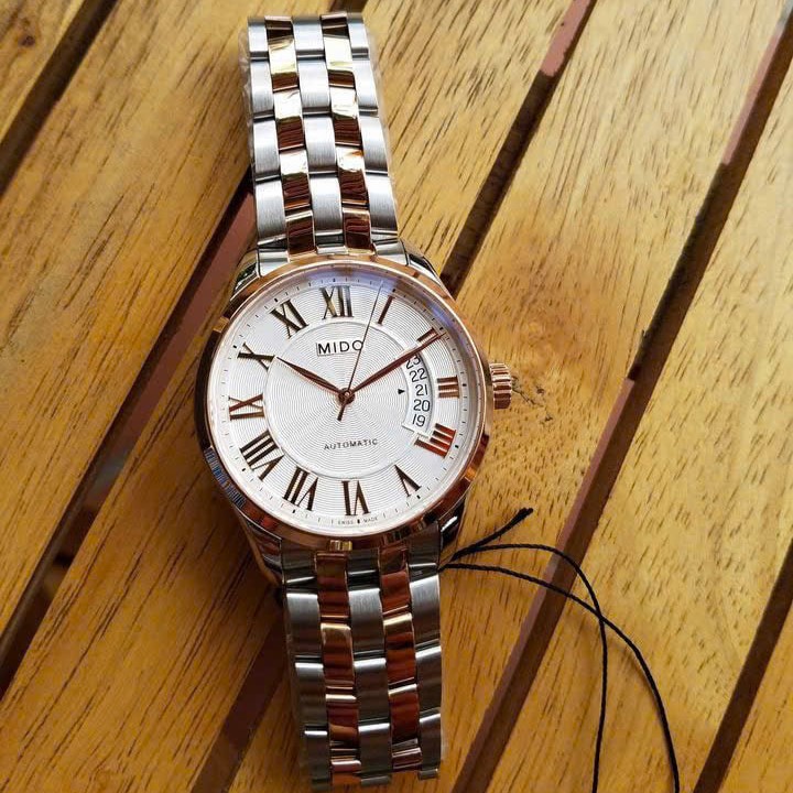 MIDO BELLUNA II AUTOMATIC DEMI ROSE GOLD M024.407.22.033.00 (M0244072203300)