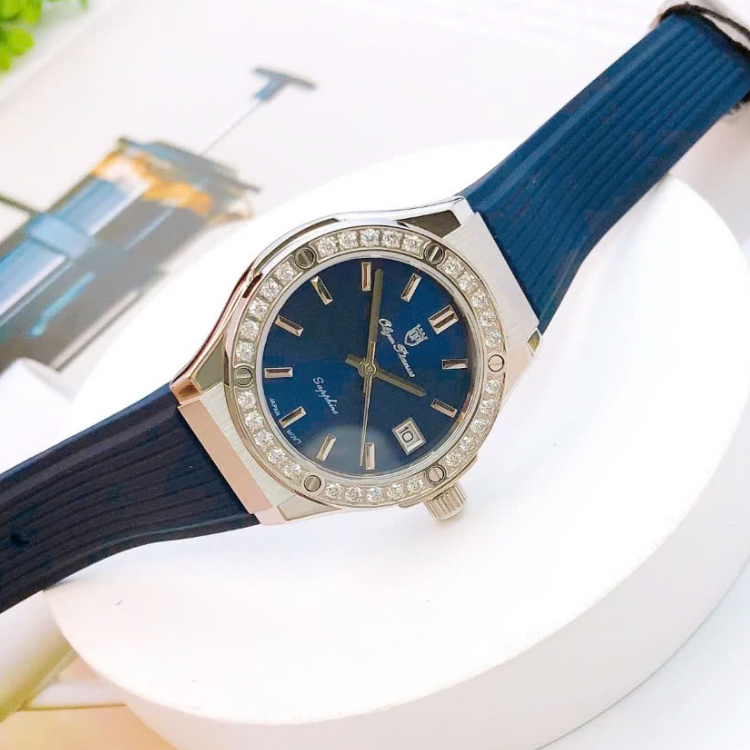 OLYM PIASNUS CLASSIC FUSION QUARTZ BLUE OP990-45DLS-GL-X