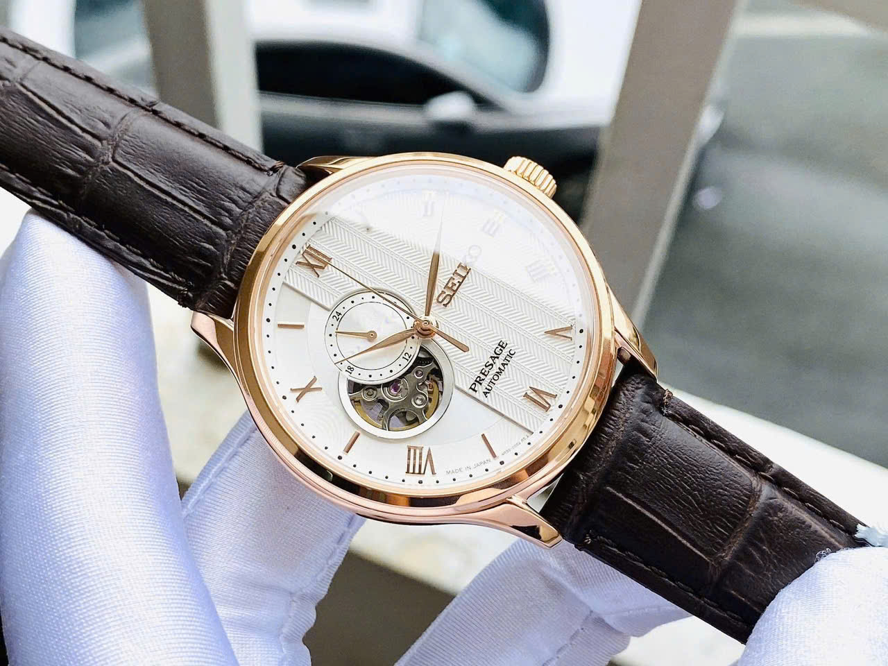 SEIKO PRESAGE OPEN HEART AUTOMATIC SARY154