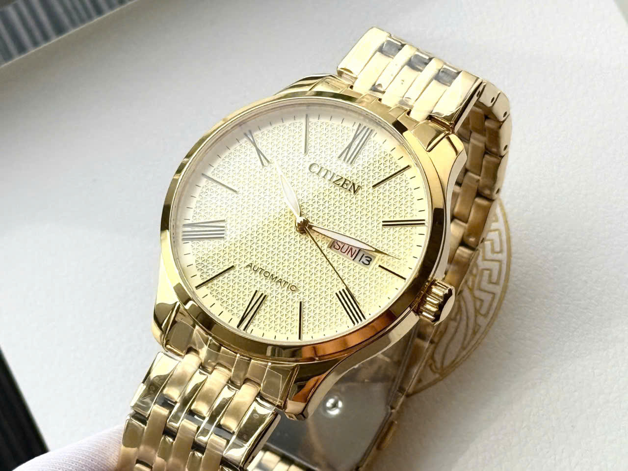 CITIZEN AUTOMATIC FULL GOLD NH8352-53P