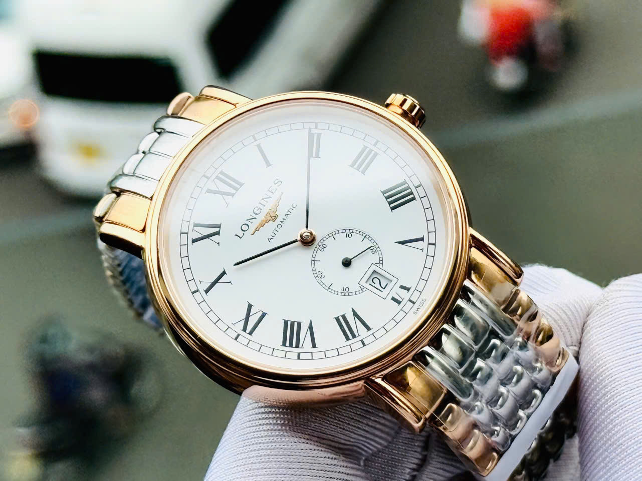 LONGINES PRESENCE AUTOMATIC 40MM L4.905.1.11.7