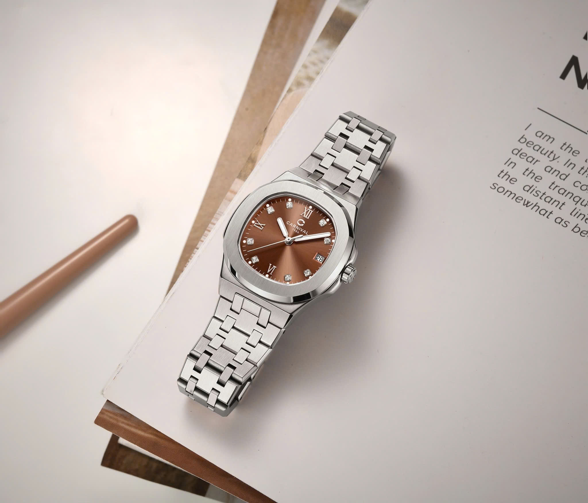 ĐỒNG HỒ NỮ CARNIVAL 8160L-VT-N