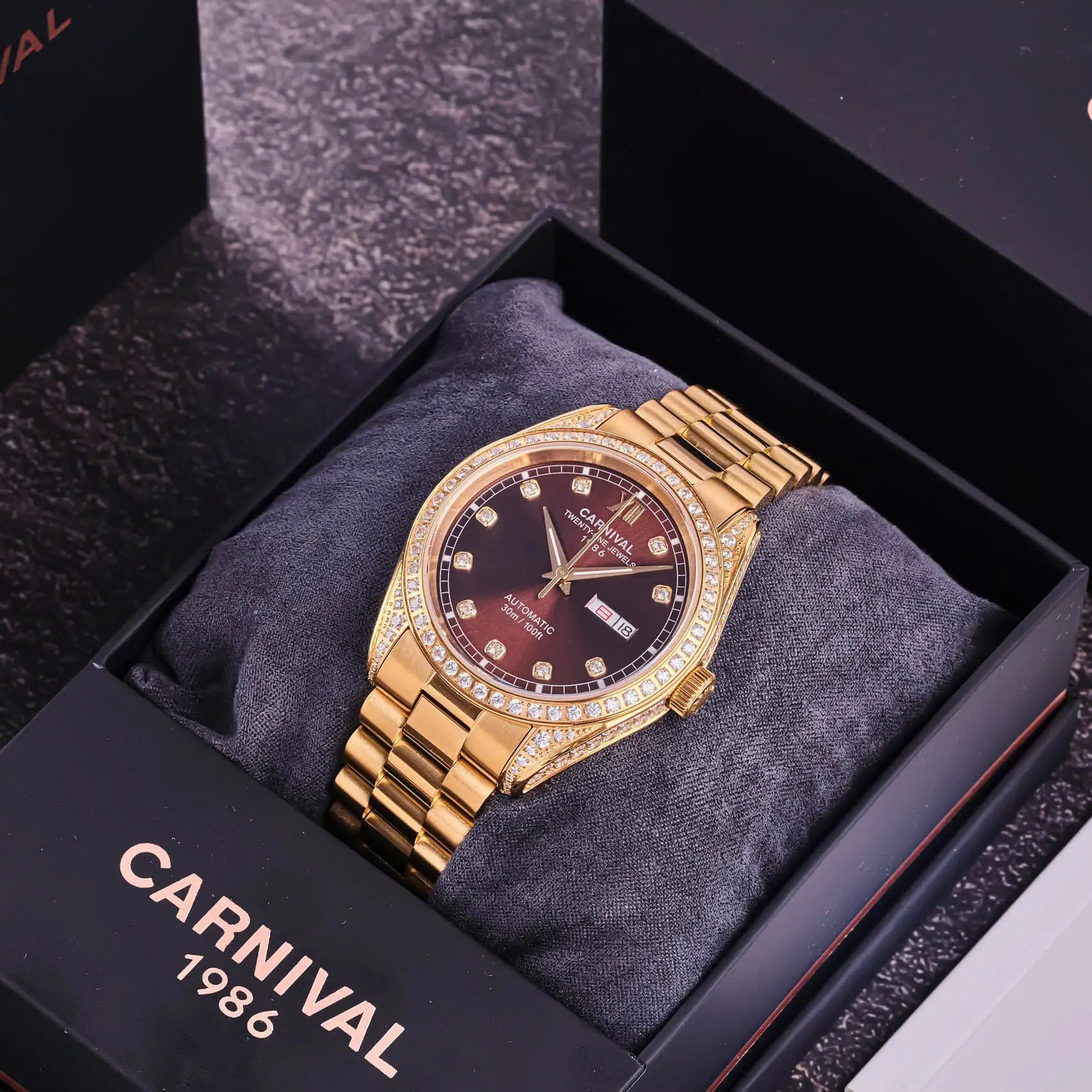 ĐỒNG HỒ NAM CARNIVAL AUTOMATIC 8907G-VV-N