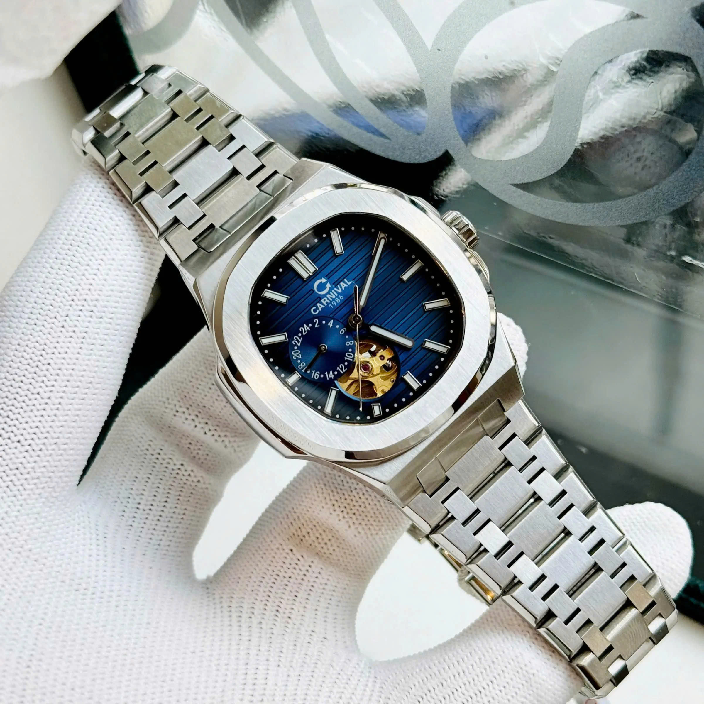 ĐỒNG HỒ NAM CARNIVAL AUTOMATIC 8159G-VT-X