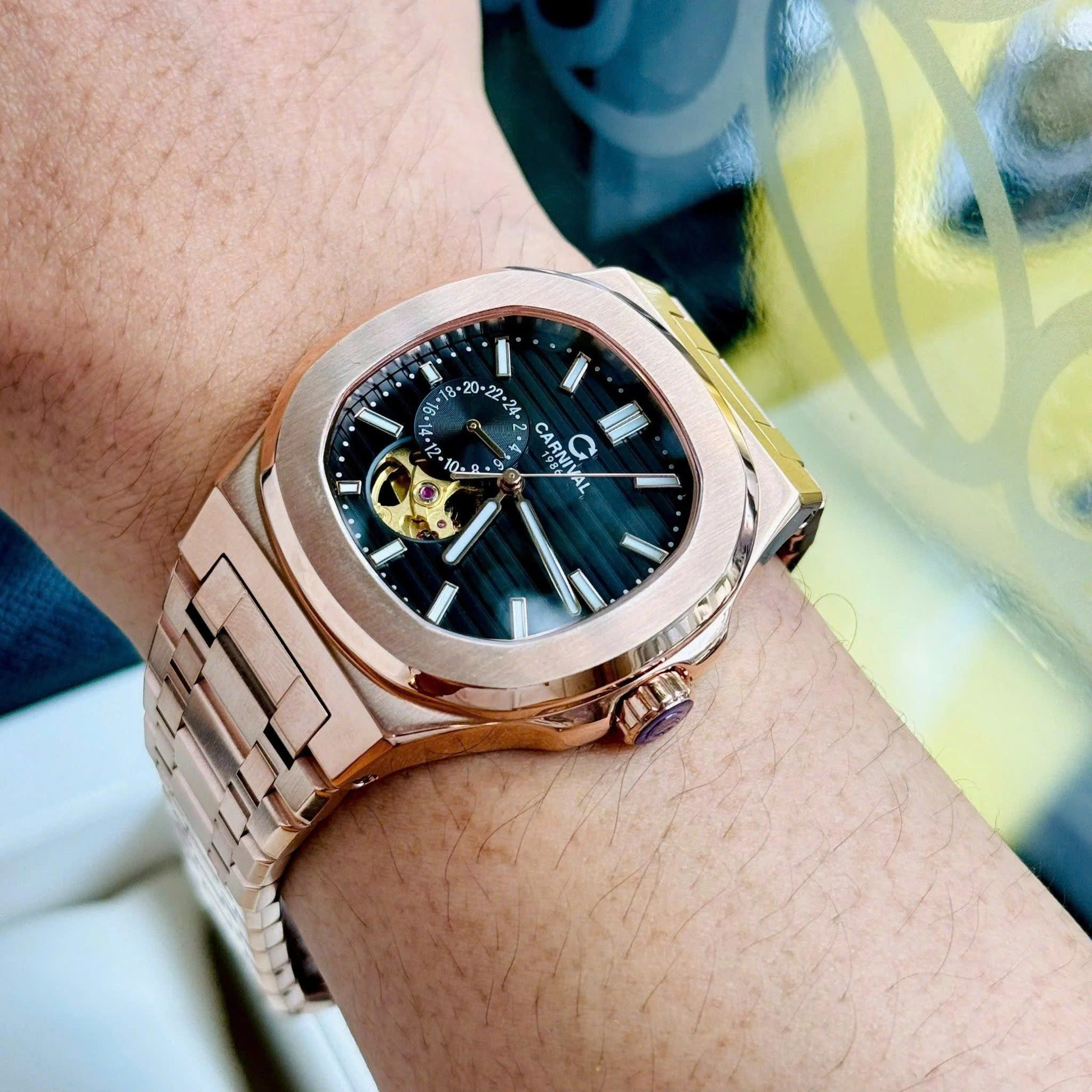 ĐỒNG HỒ NAM CARNIVAL AUTOMATIC 8159G-VH-D