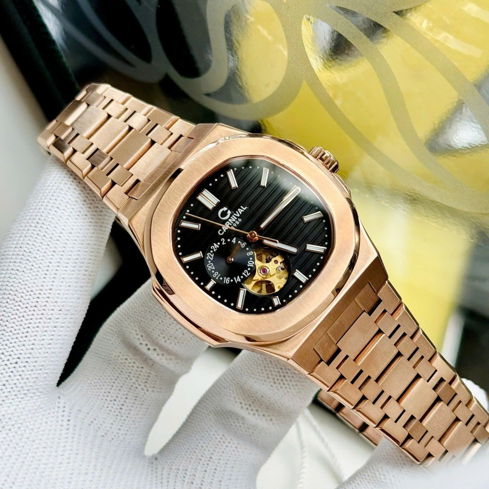 ĐỒNG HỒ NAM CARNIVAL AUTOMATIC 8159G-VH-D