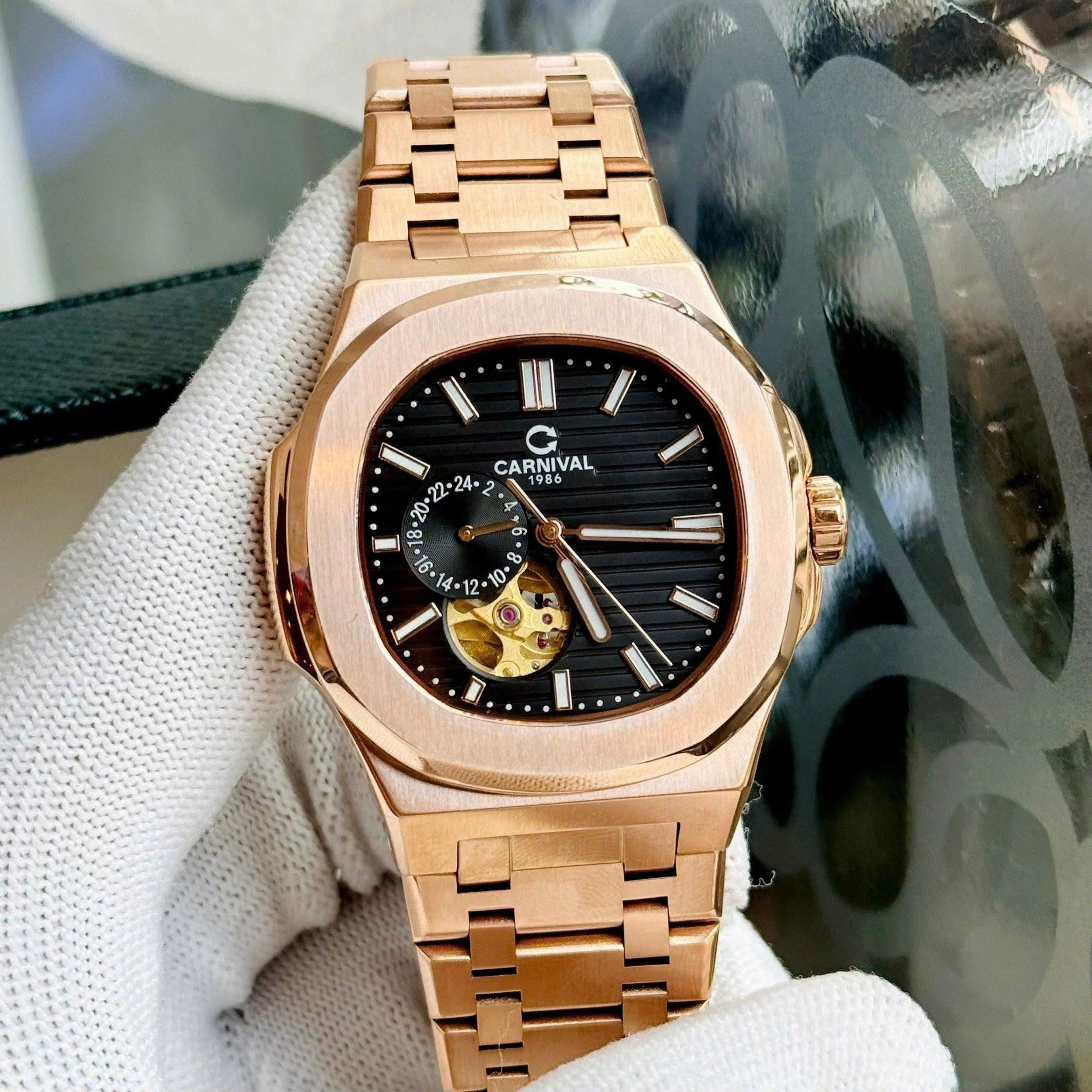 ĐỒNG HỒ NAM CARNIVAL AUTOMATIC 8159G-VH-D