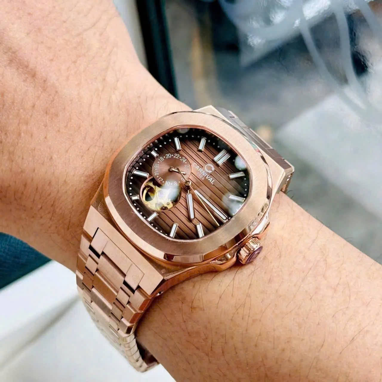 ĐỒNG HỒ NAM CARNIVAL AUTOMATIC 8159G-VH-N