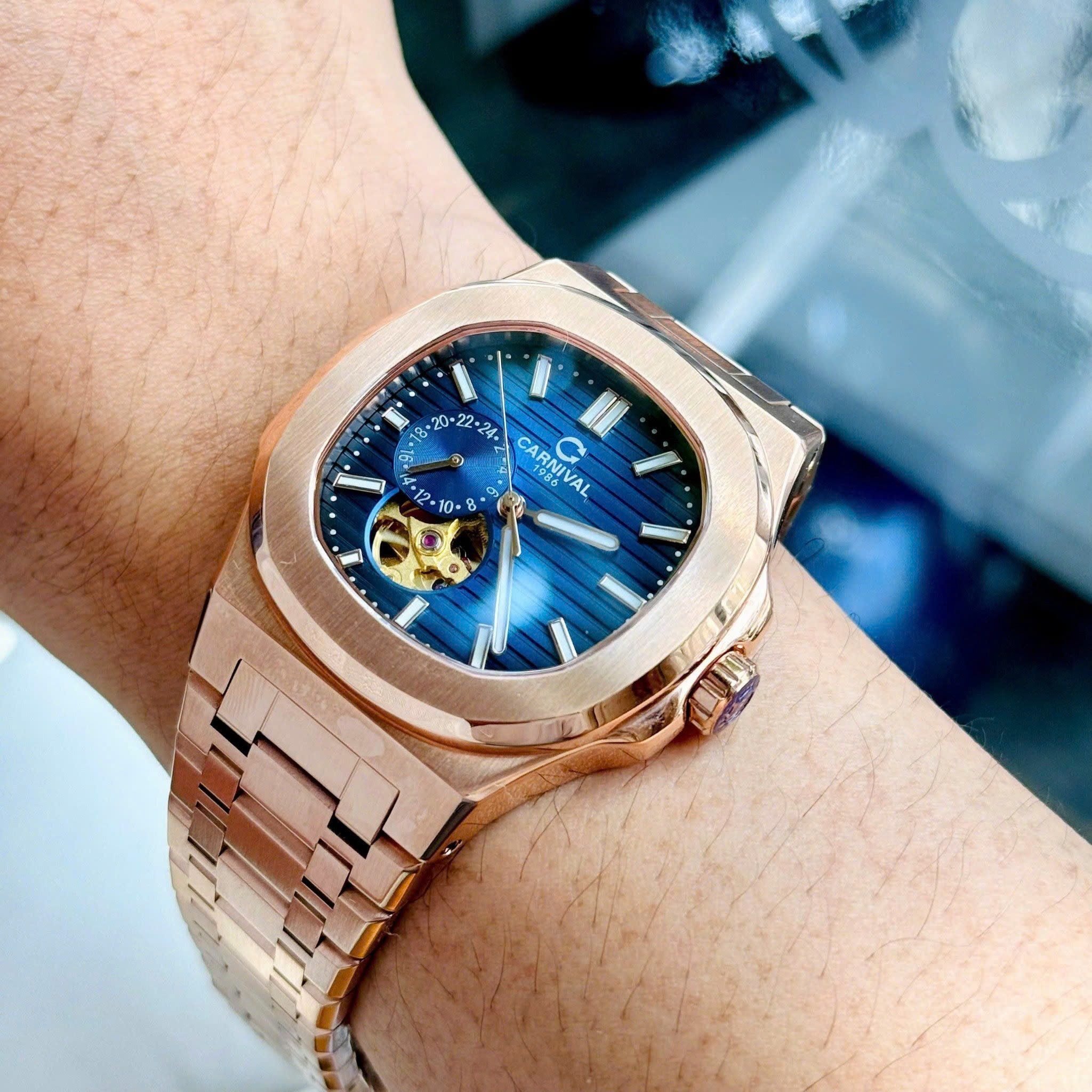 ĐỒNG HỒ NAM CARNIVAL AUTOMATIC 8159G-VH-X