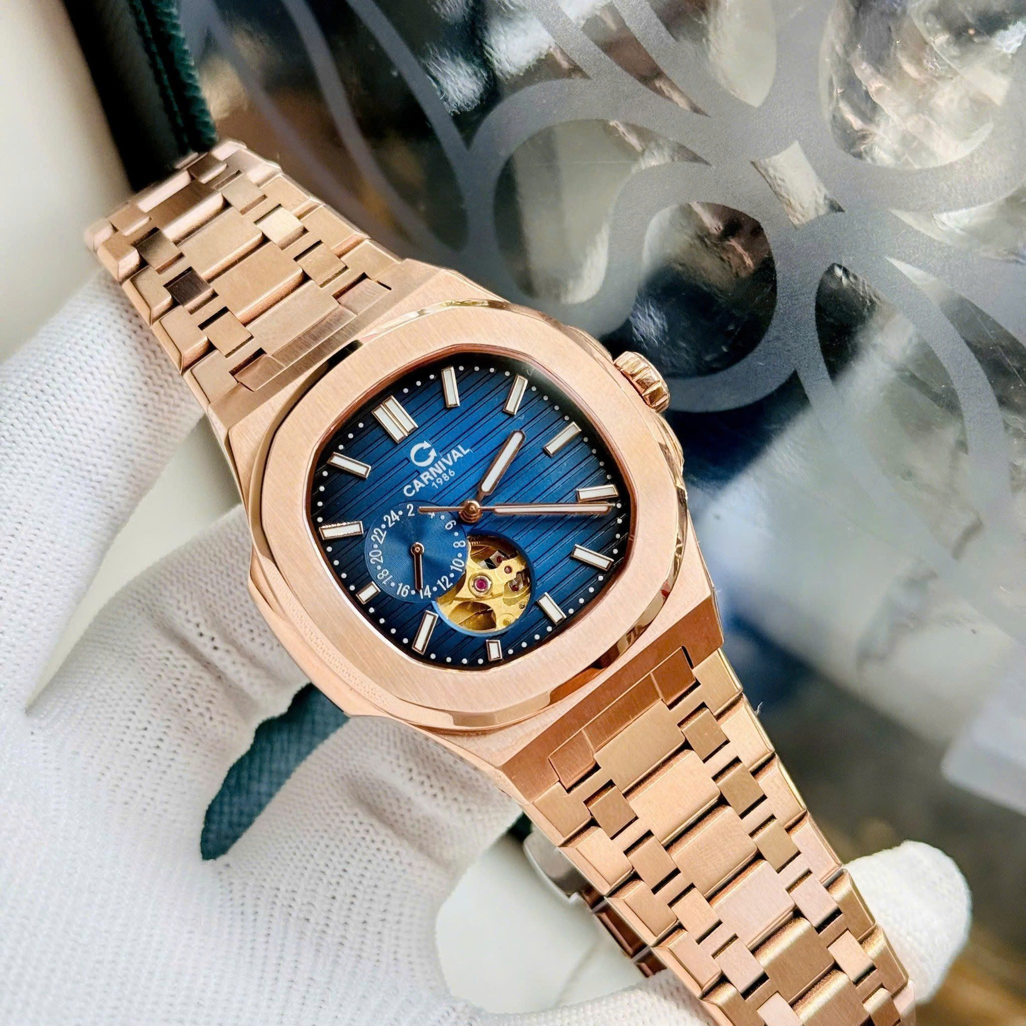 ĐỒNG HỒ NAM CARNIVAL AUTOMATIC 8159G-VH-X