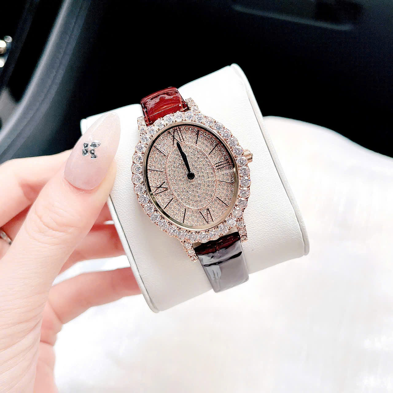 ĐỒNG HỒ NỮ DAVENA QUARZT DIAL DIAMOND 31893